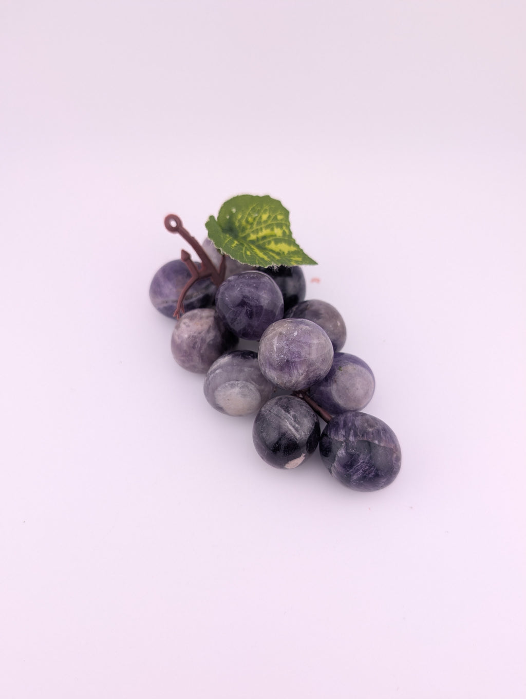 Amethyst Carving Schnitzerei Weintraube 