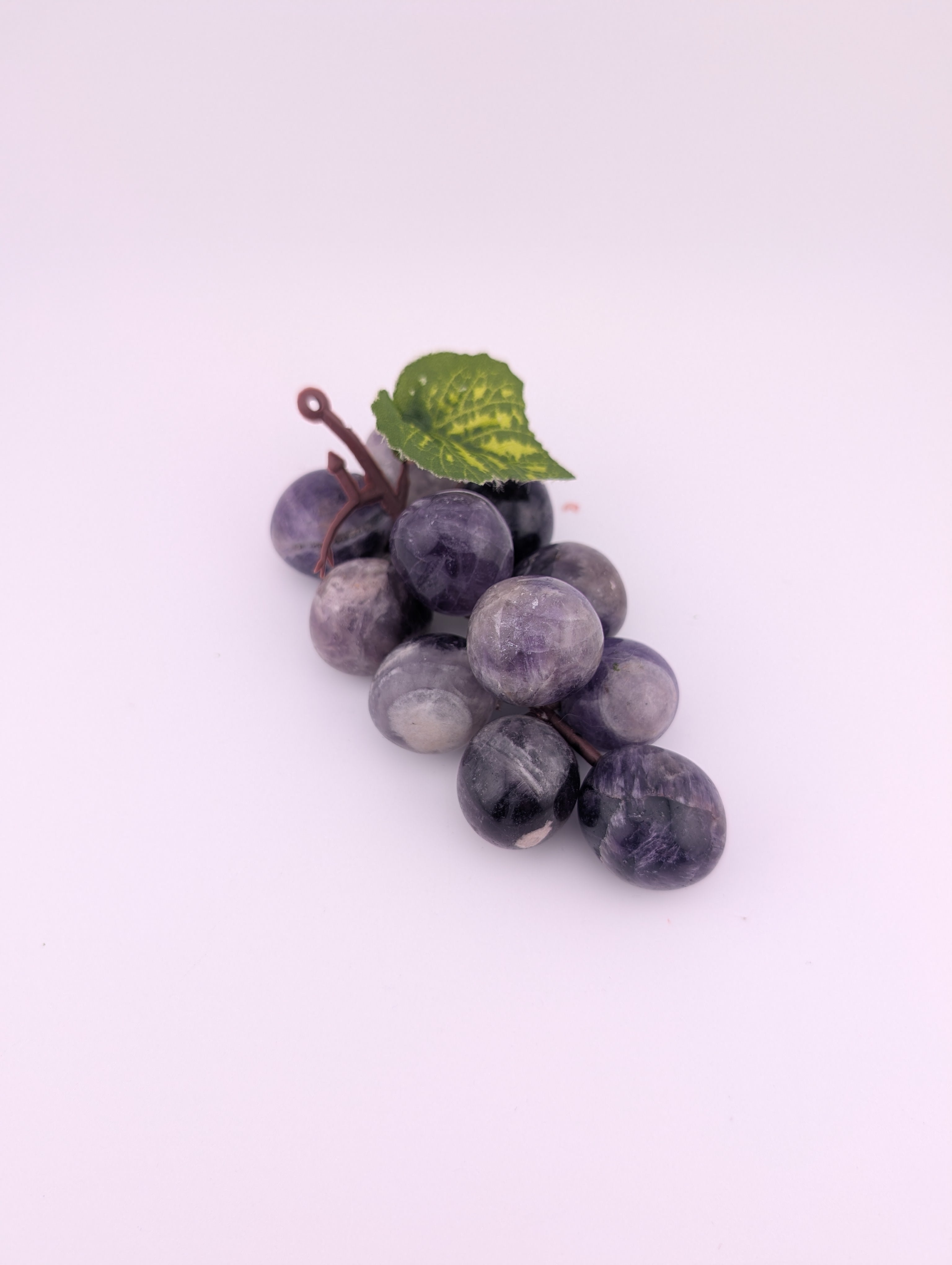 Amethyst Carving Schnitzerei Weintraube 