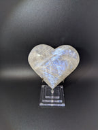 Mondstein Herz blauer flash