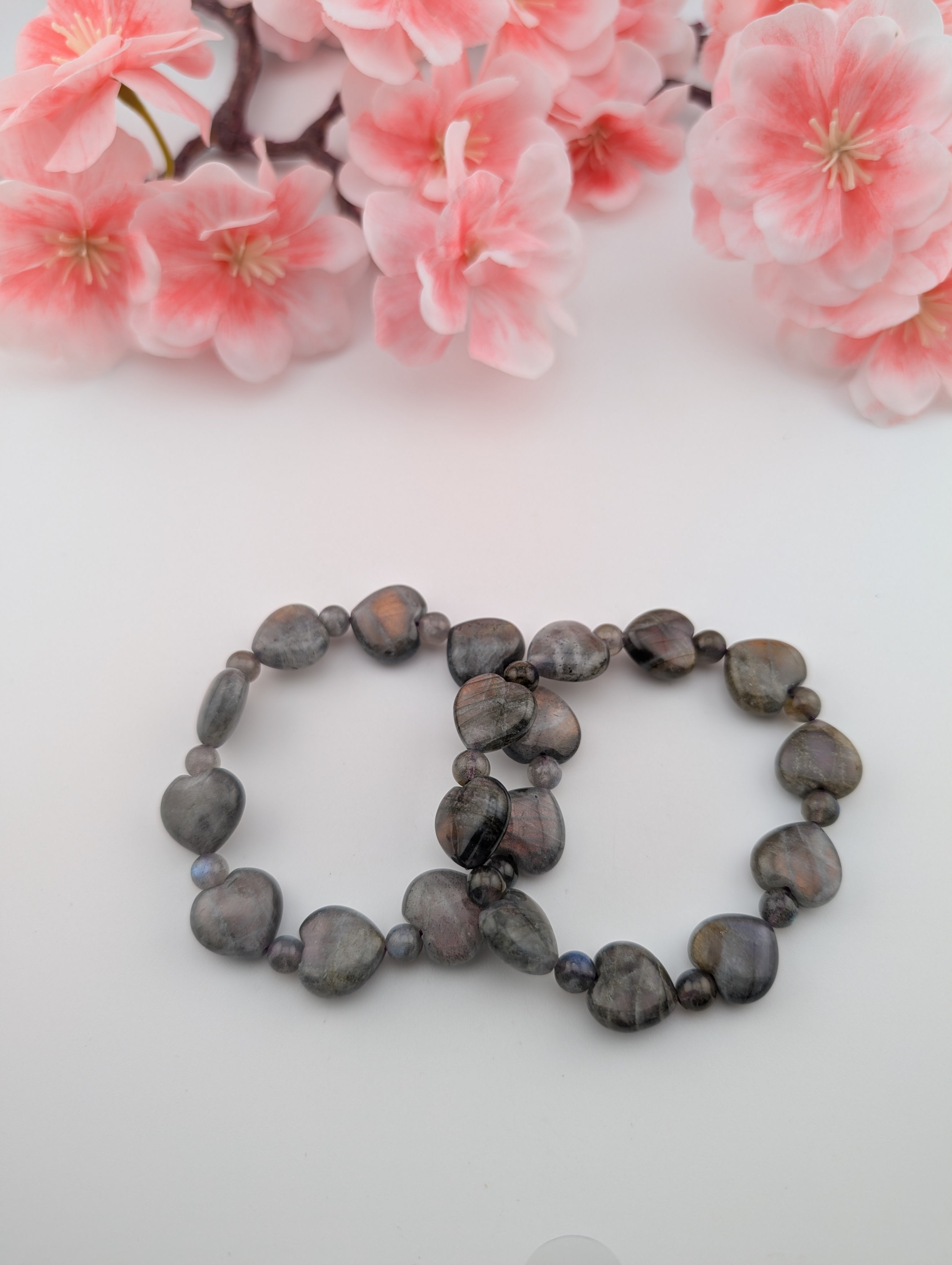 Labradorit Armband Herz