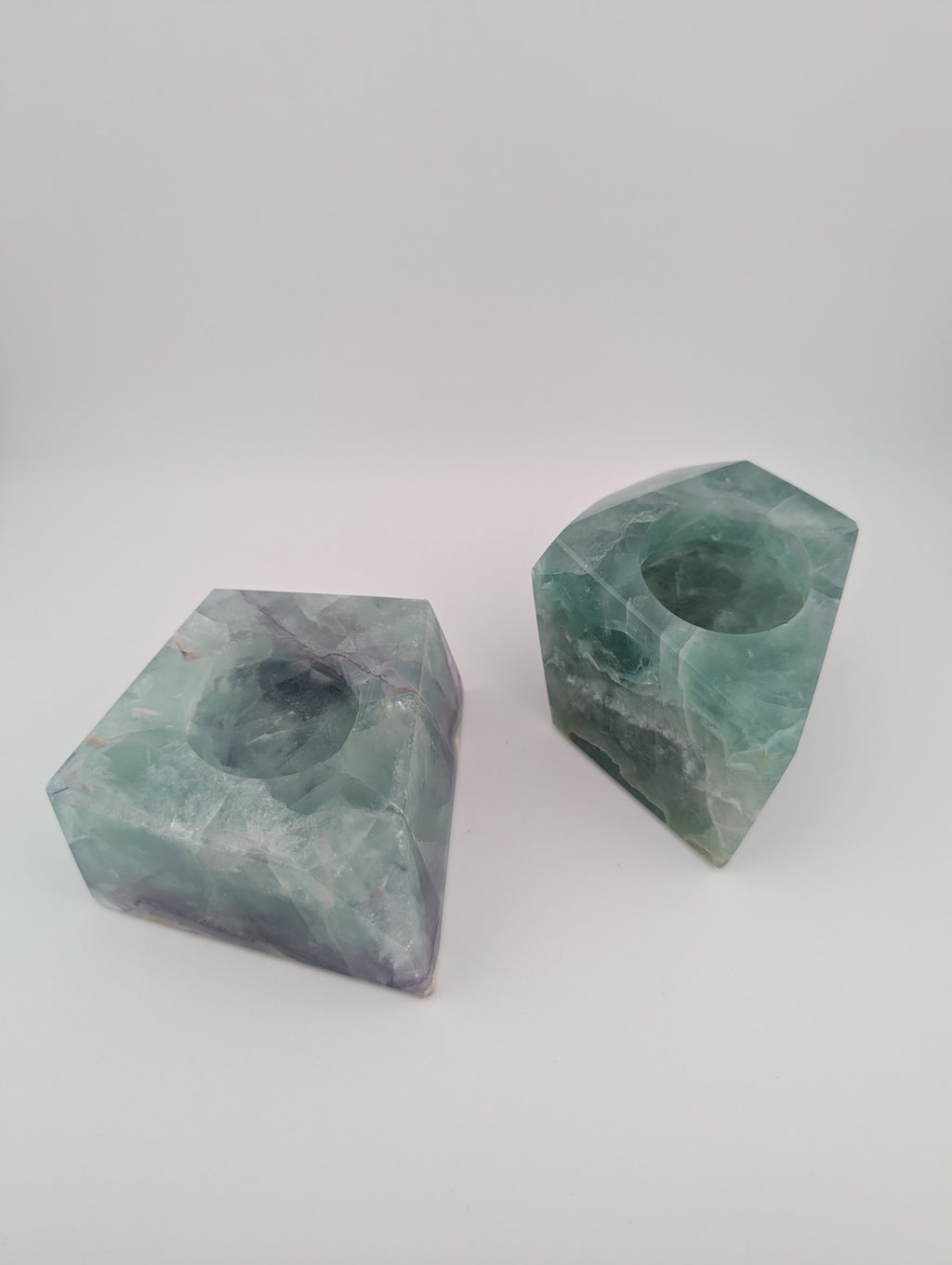 Fluorit Teelichthalter
