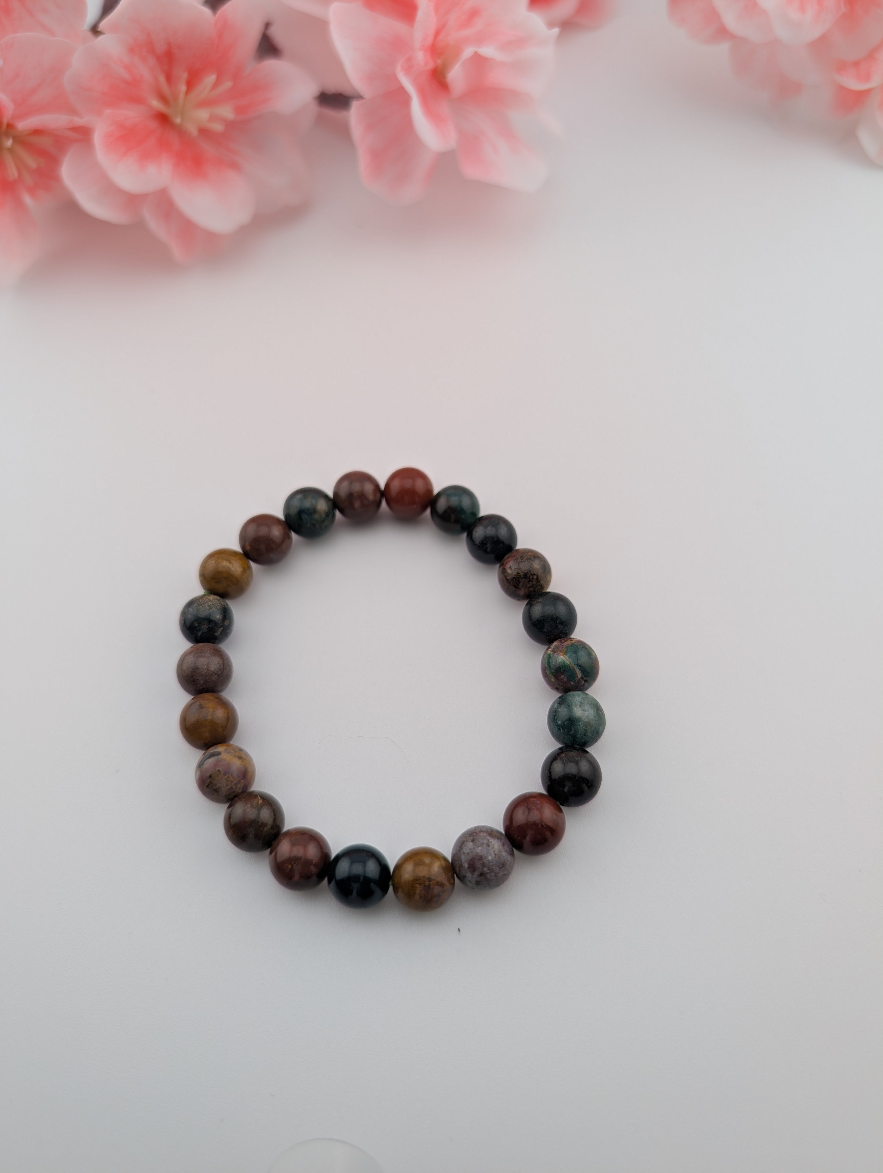 Ozean Jaspis Armband 8 mm