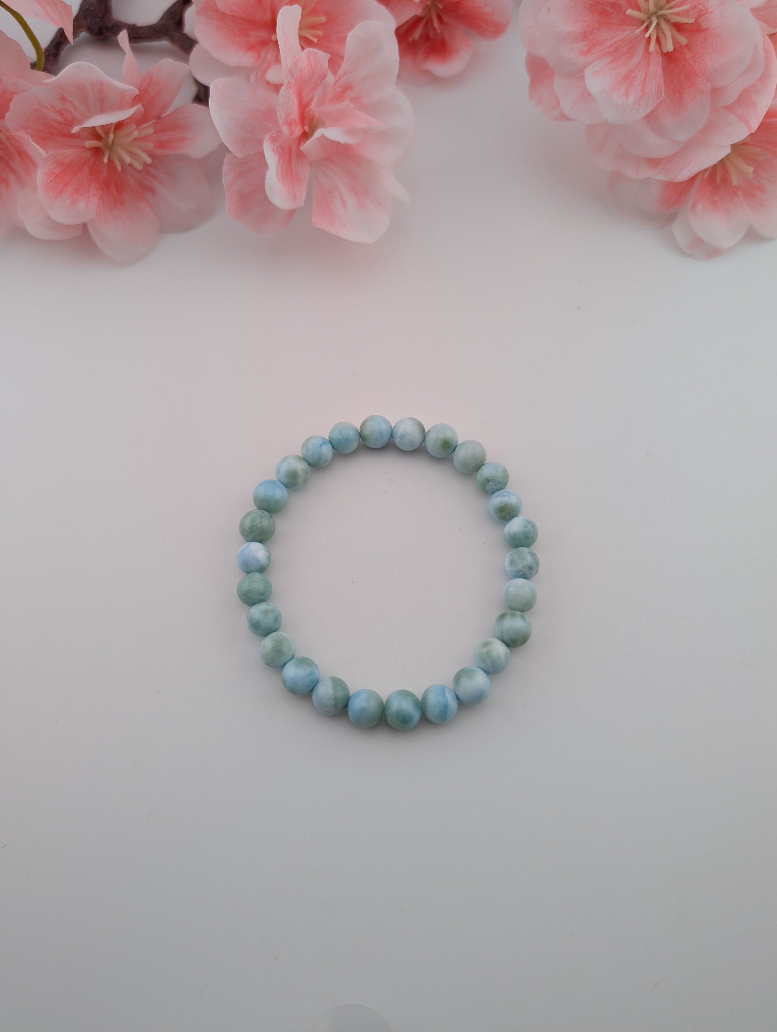 Larimar Armband 7 mm
