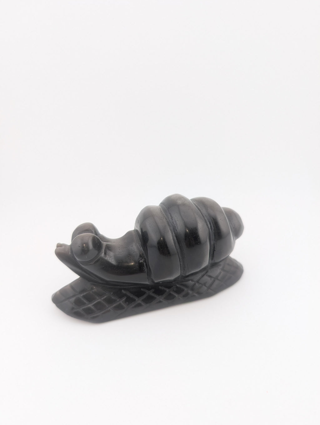 Silber Obsidian Schnecke, B-Ware