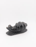 Silber Obsidian Schnecke, B-Ware