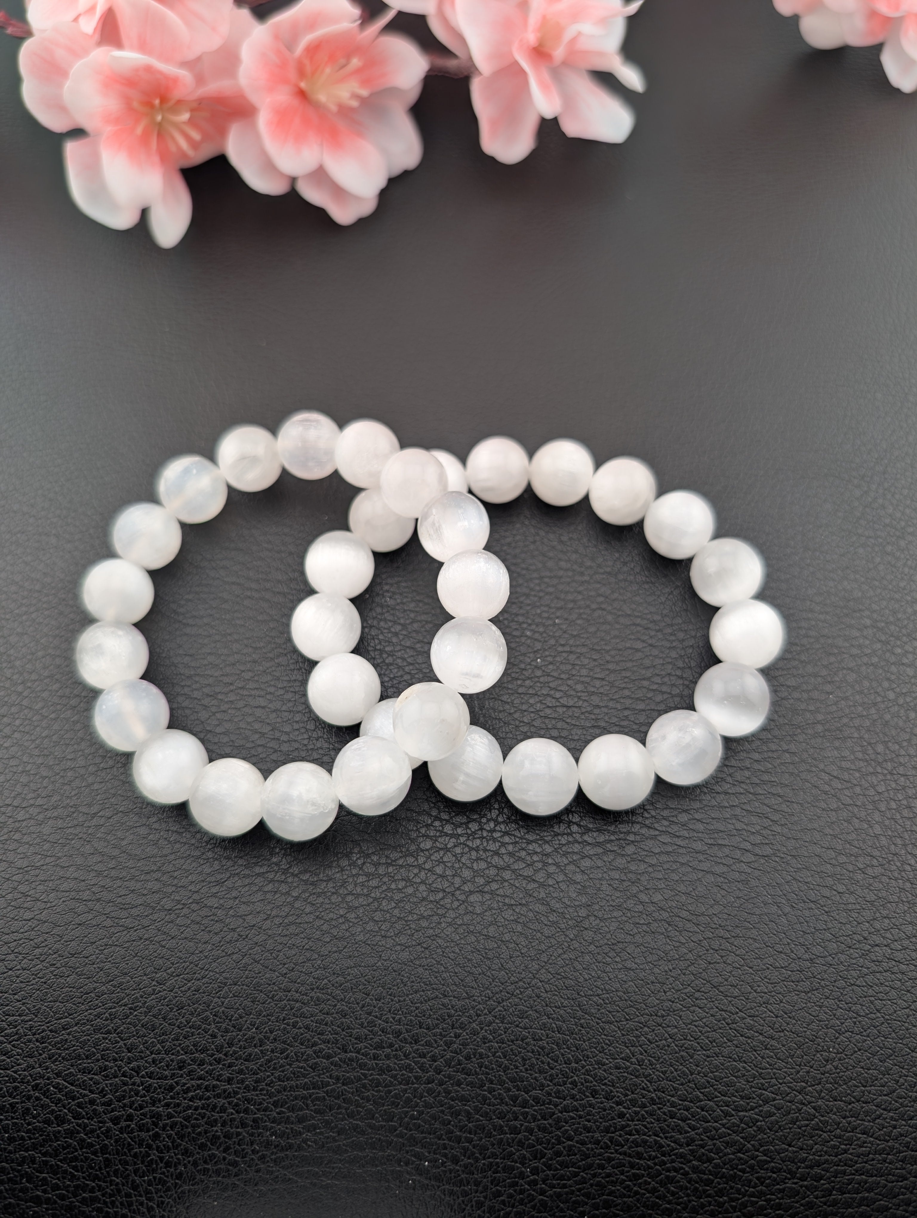 Selenit Armband 12 mm