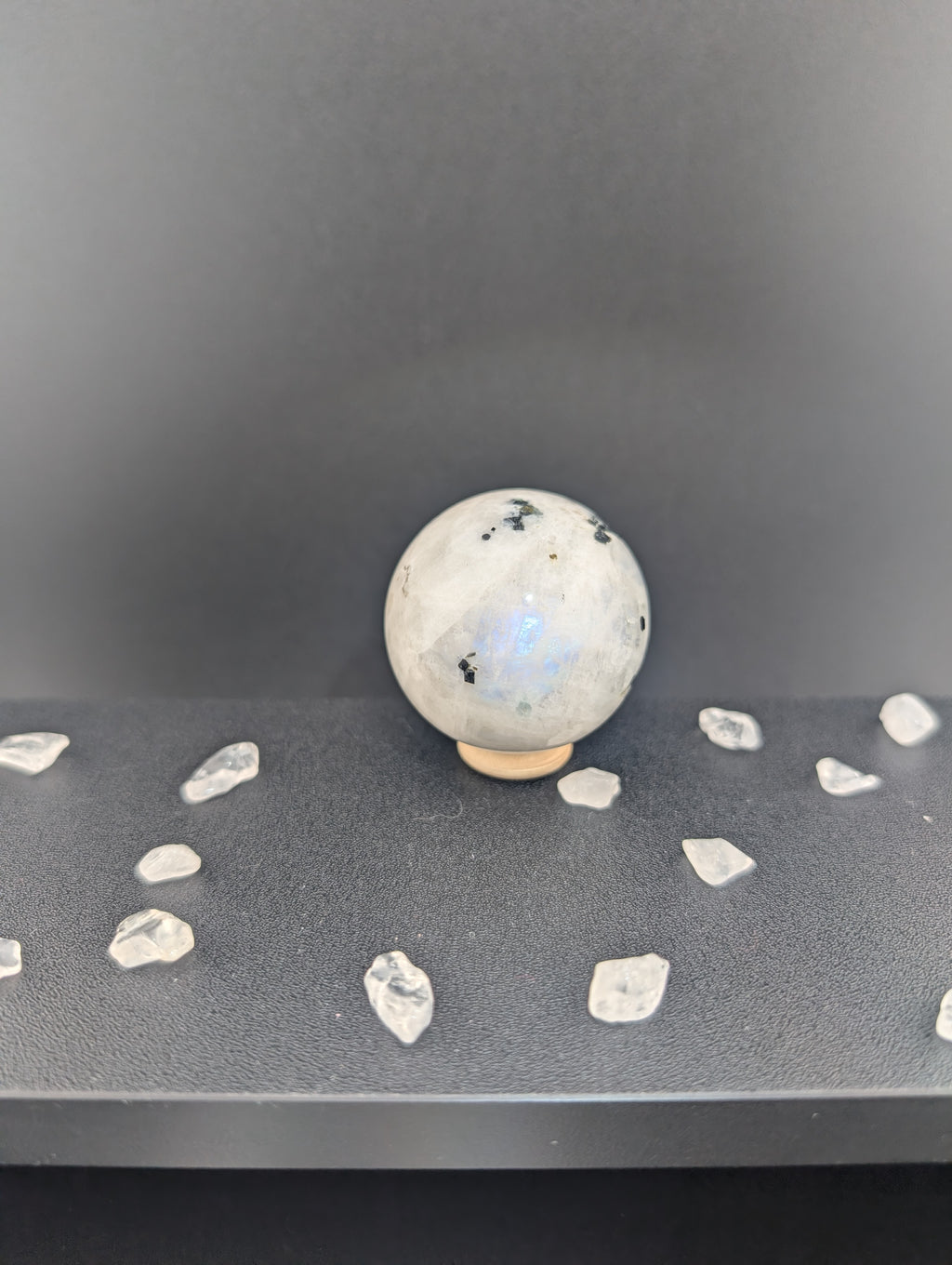 Regenbogenmondstein Kugel
