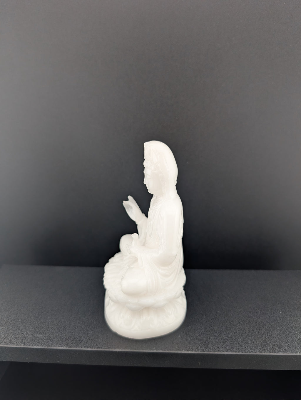 weiße Jade Buddha