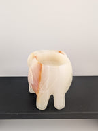 Onyx Teelichthalter Elefant