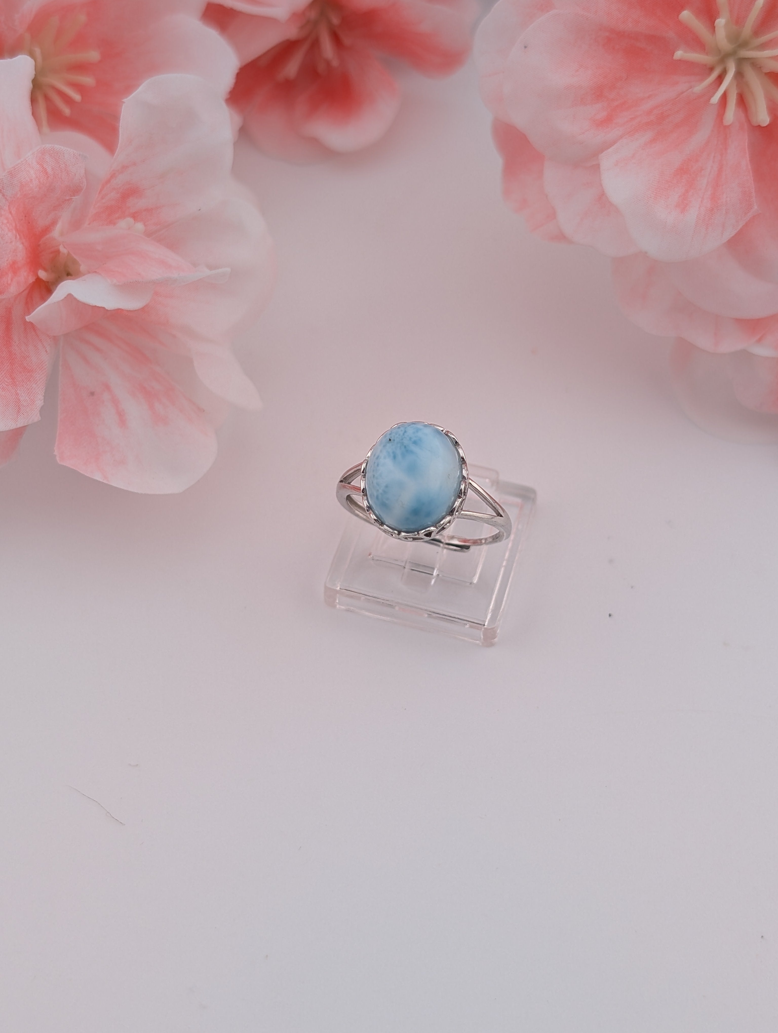 Larimar Ring S925
