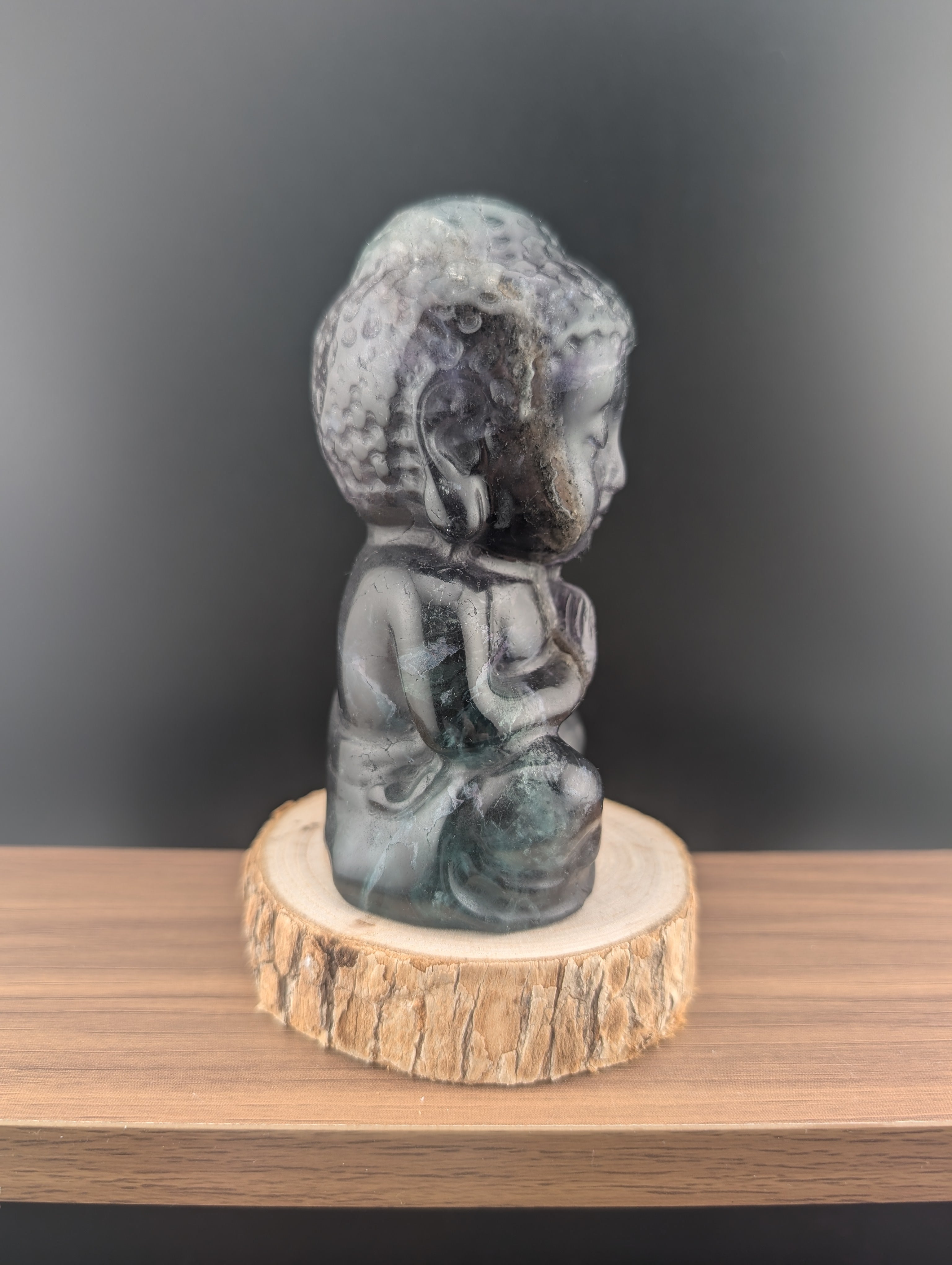 Fluorit Buddha