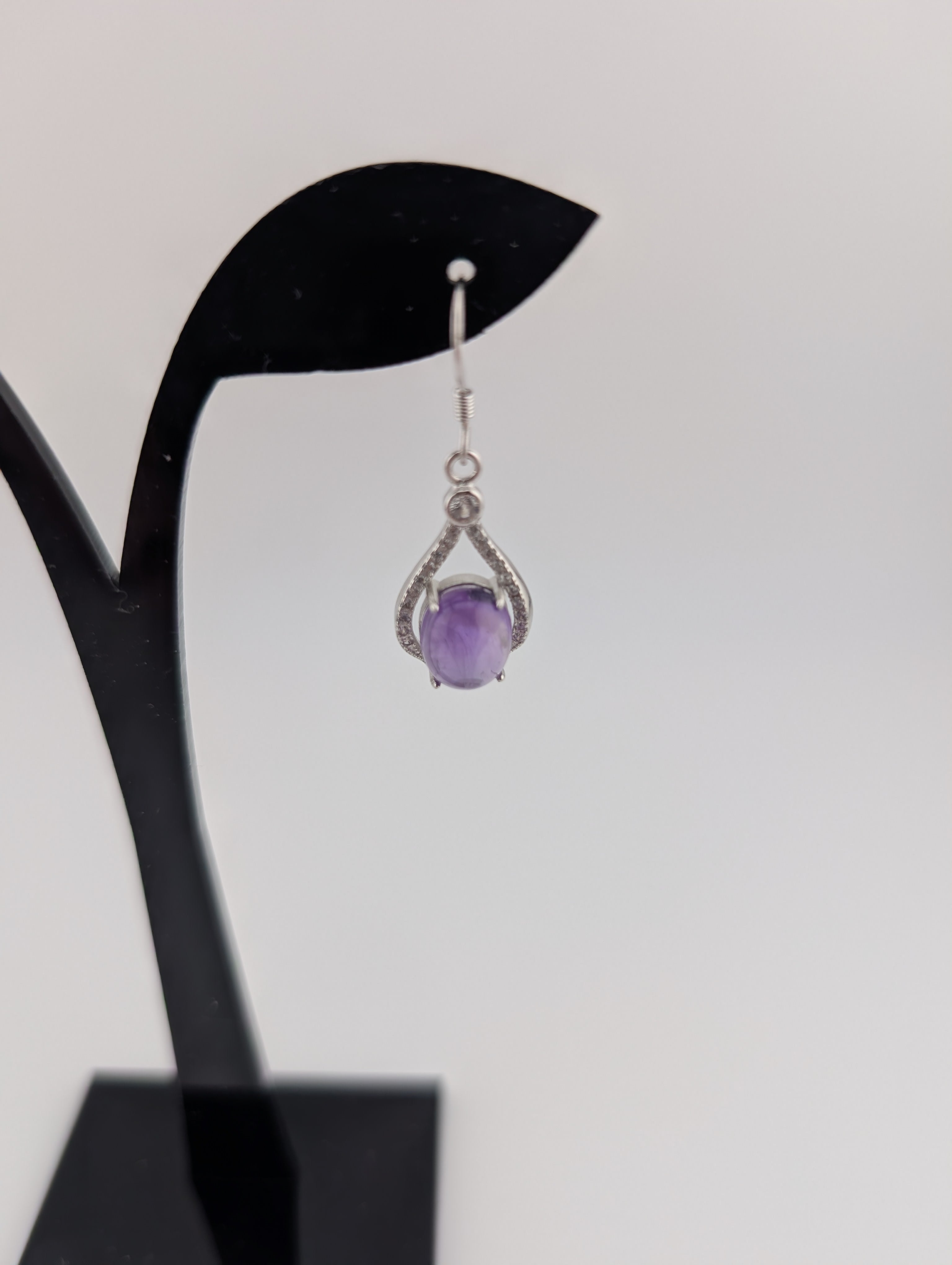 Amethyst Ohrring S925