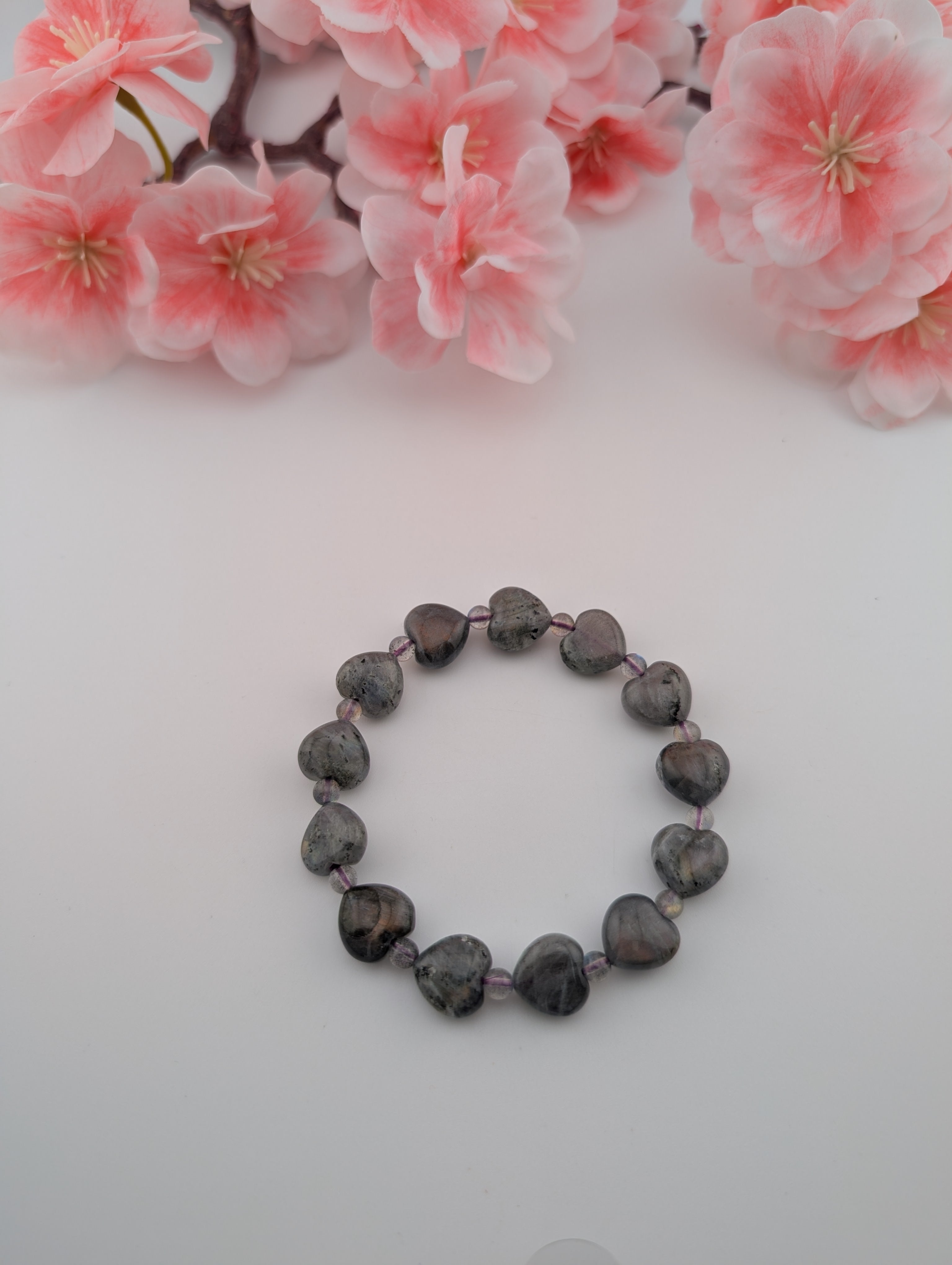 Labradorit Armband Herz