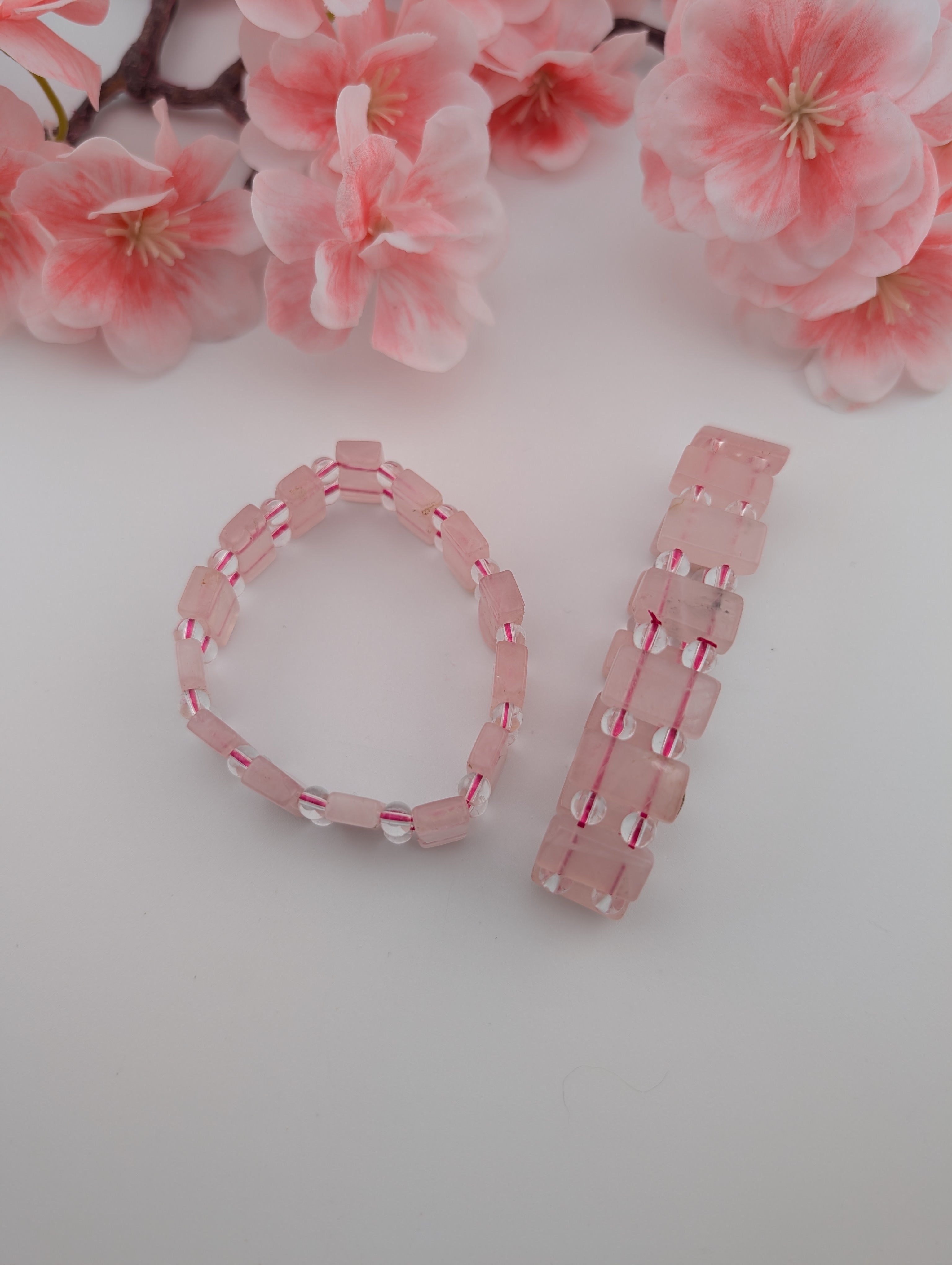 Rosenquarz Armband