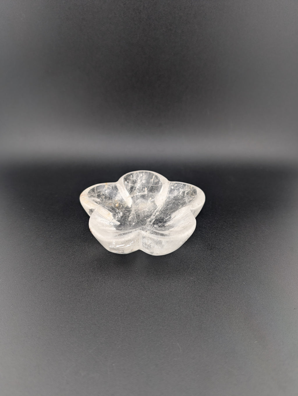 Bergkristall Schale Blume