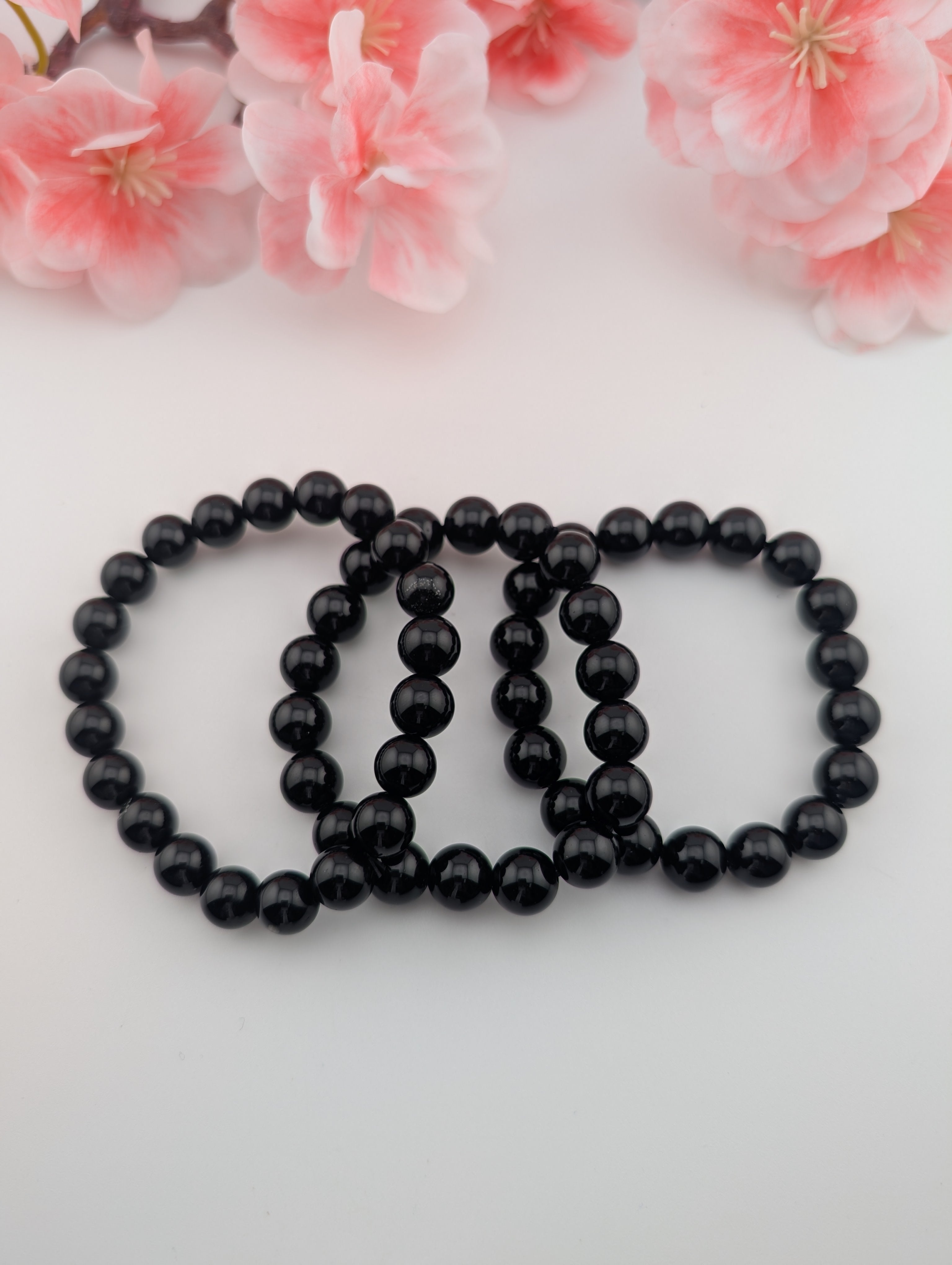 Obsidian Armband 10 mm