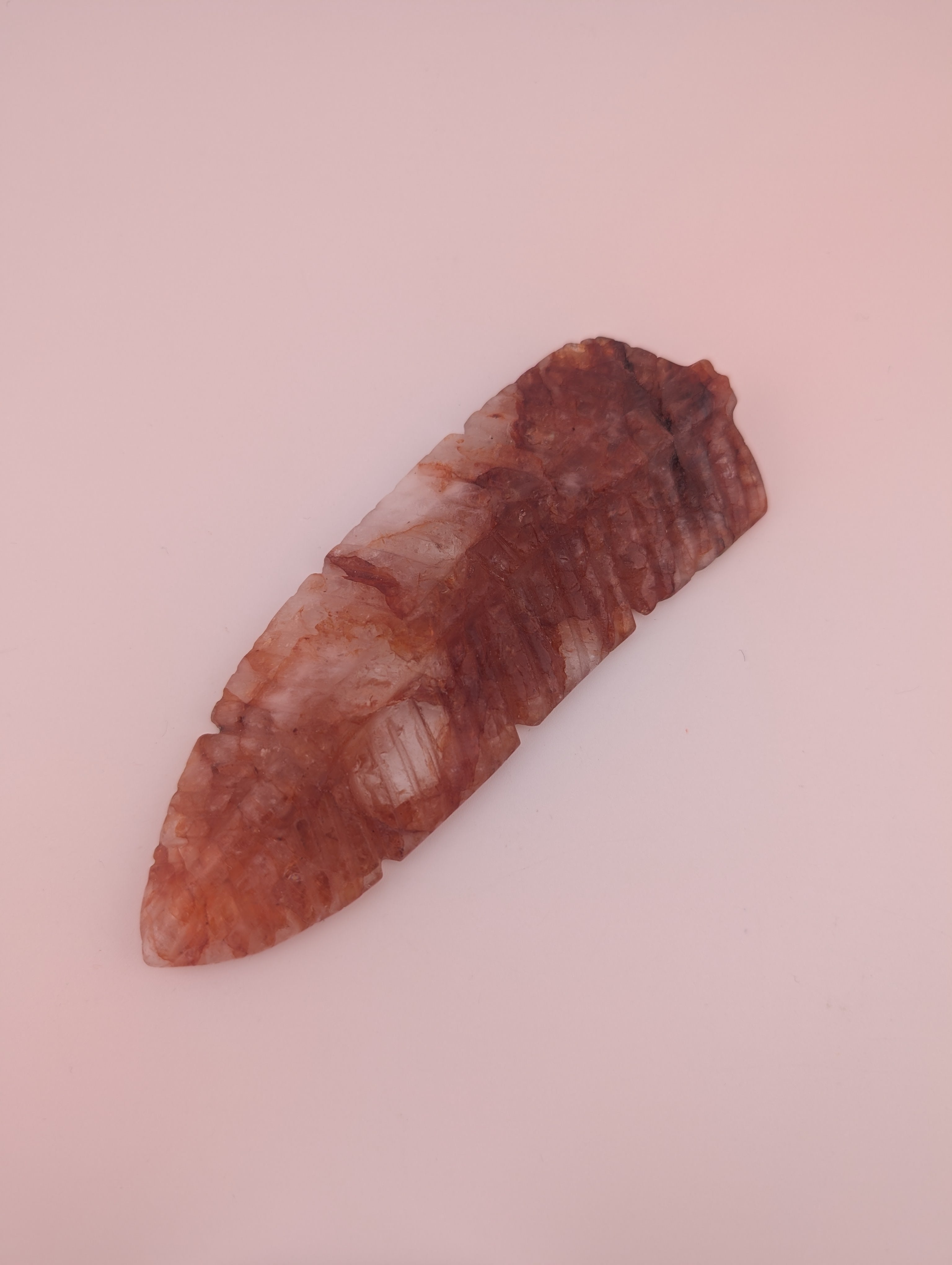 Feuerquarz Feder, B-WARE