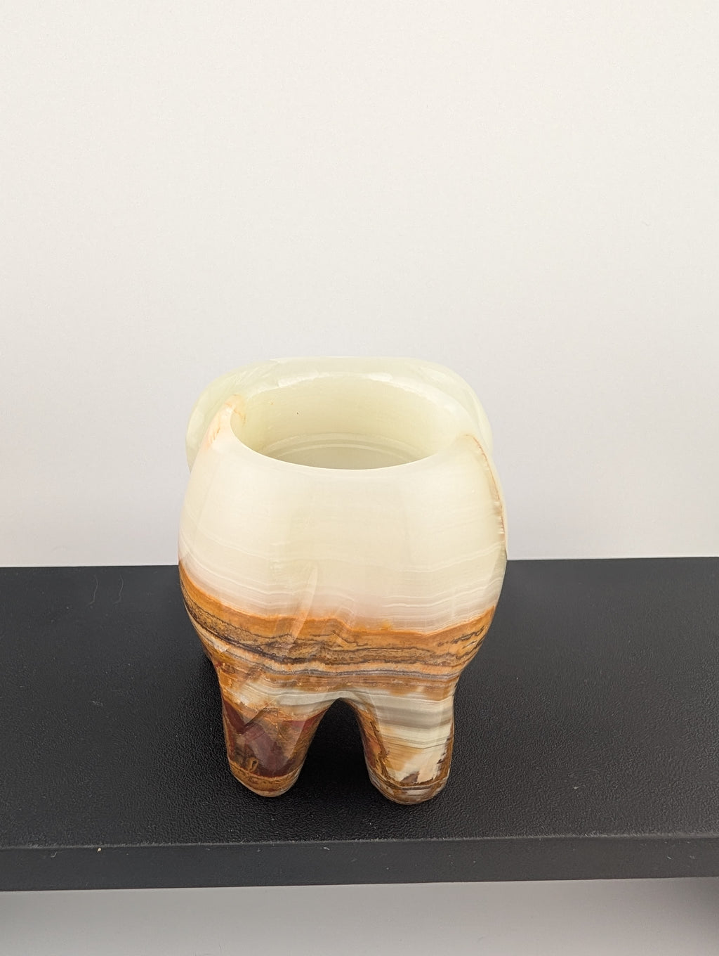 Onyx Teelichthalter Elefant