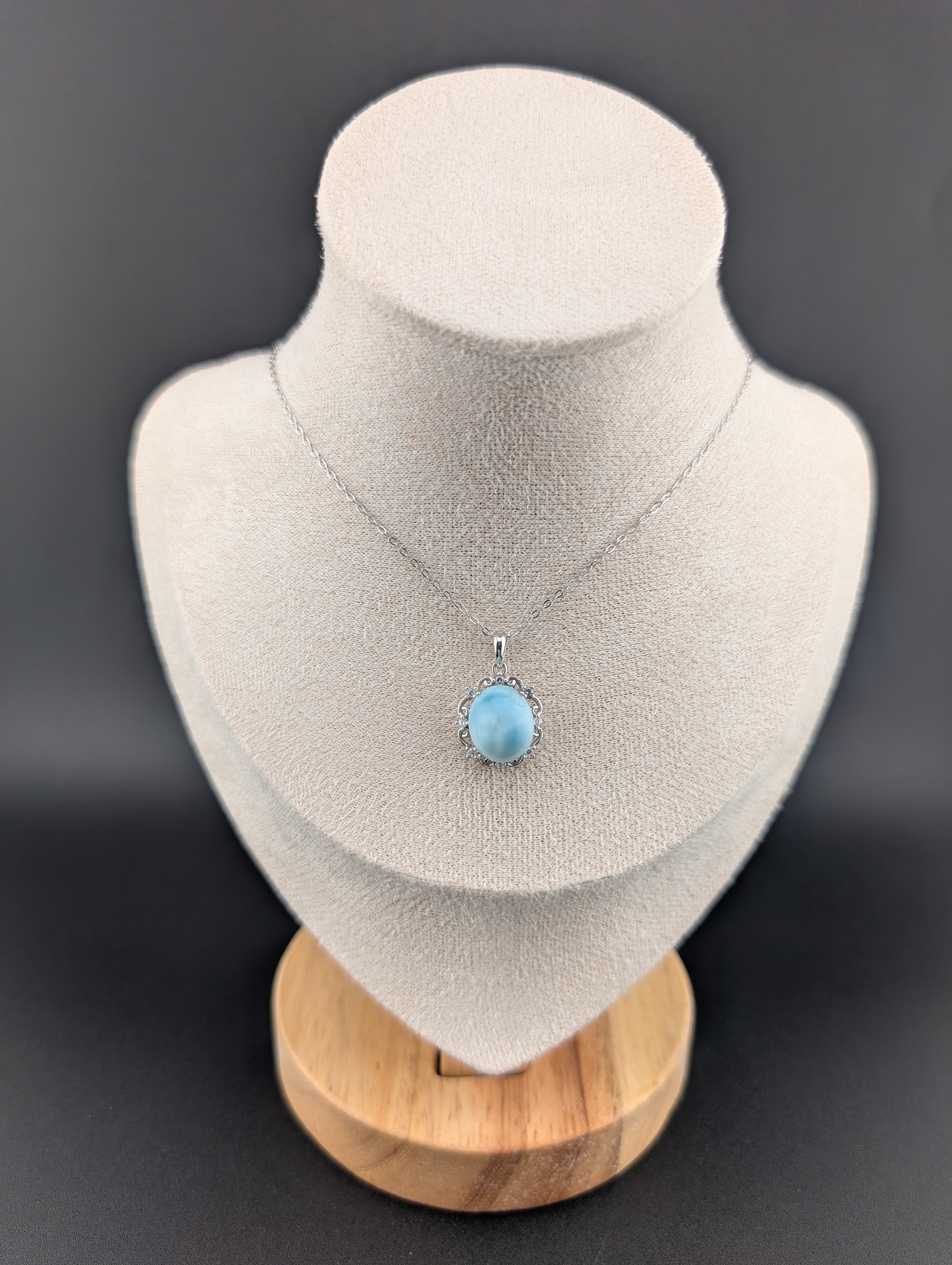 Larimar Anhänger S925