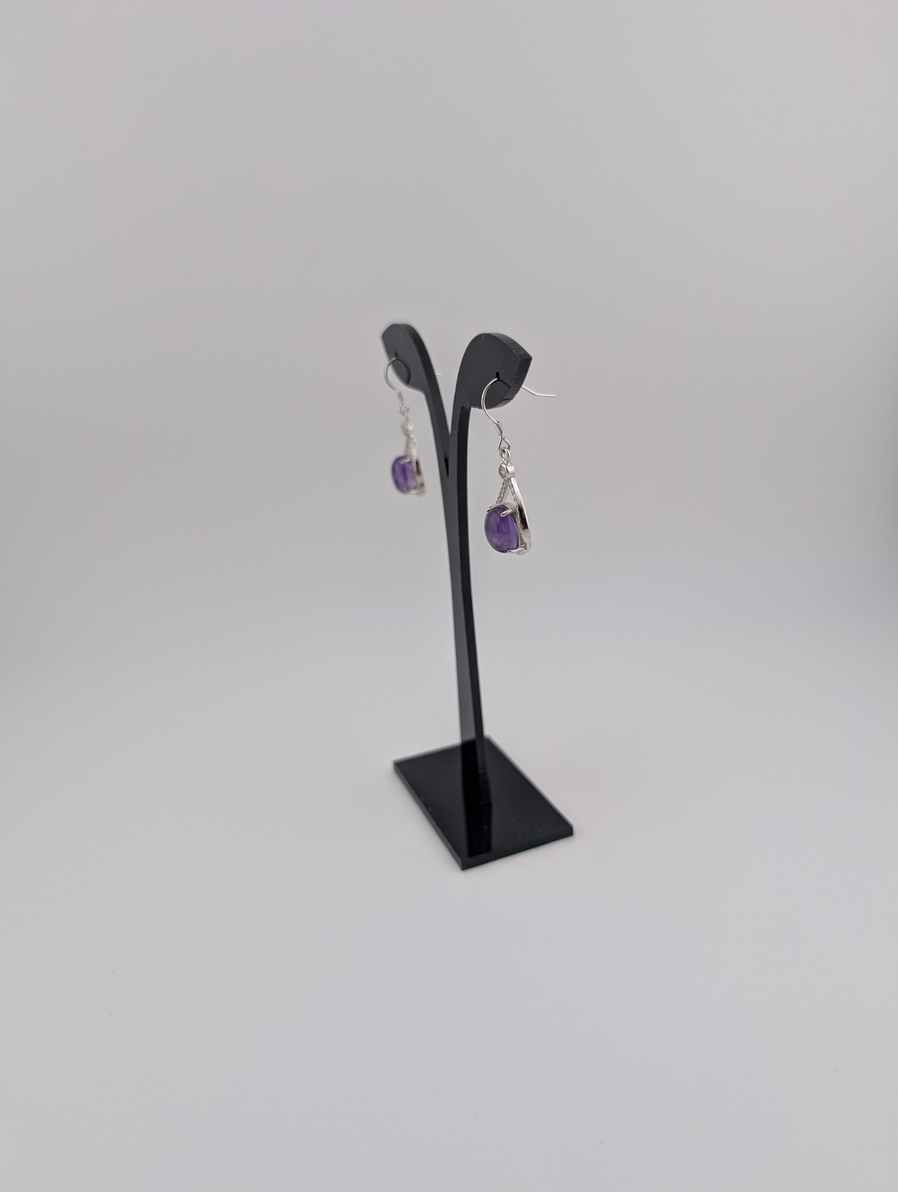Amethyst Ohrring S925