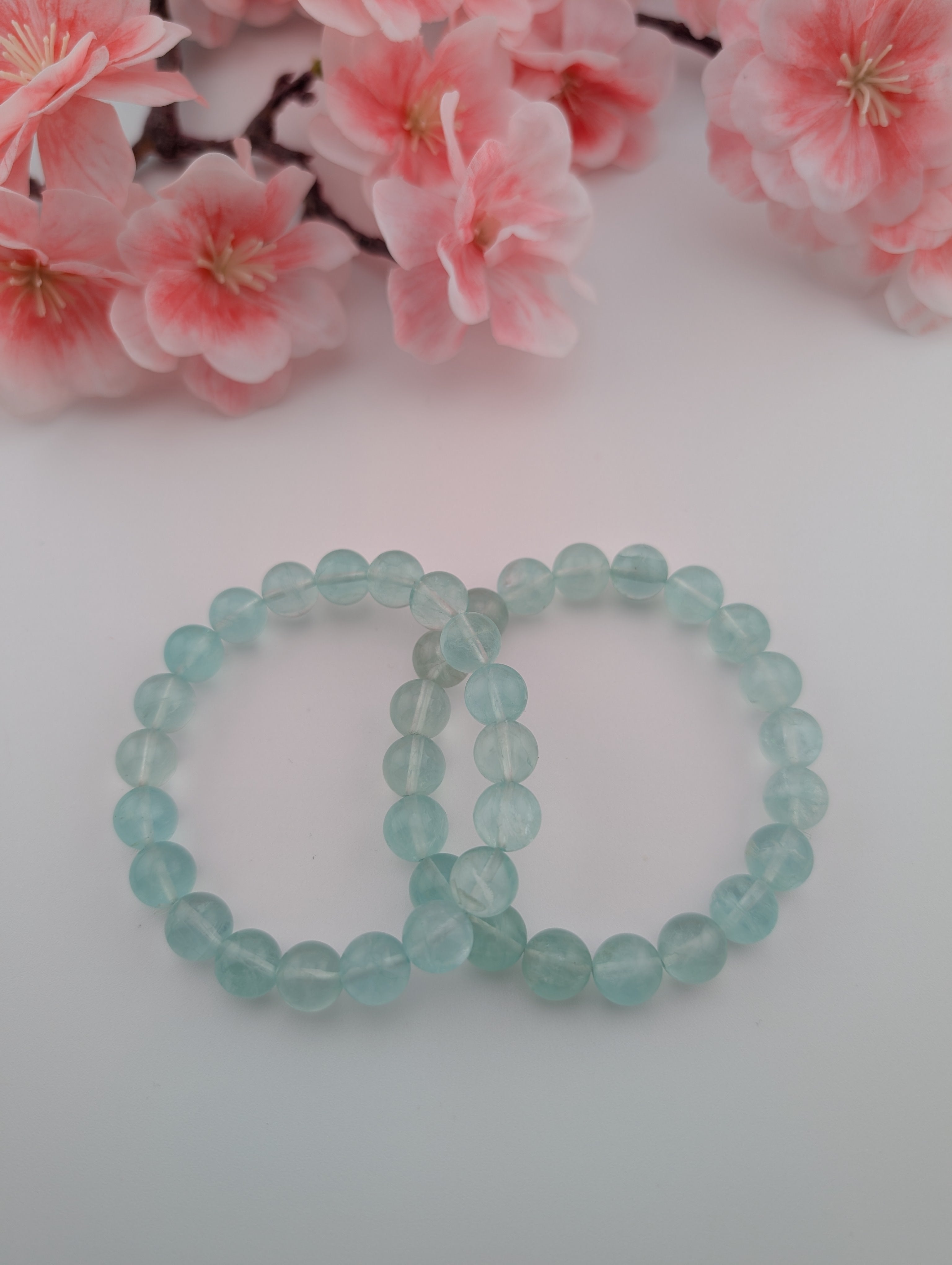 Grüner Fluorit Armband 10 mm