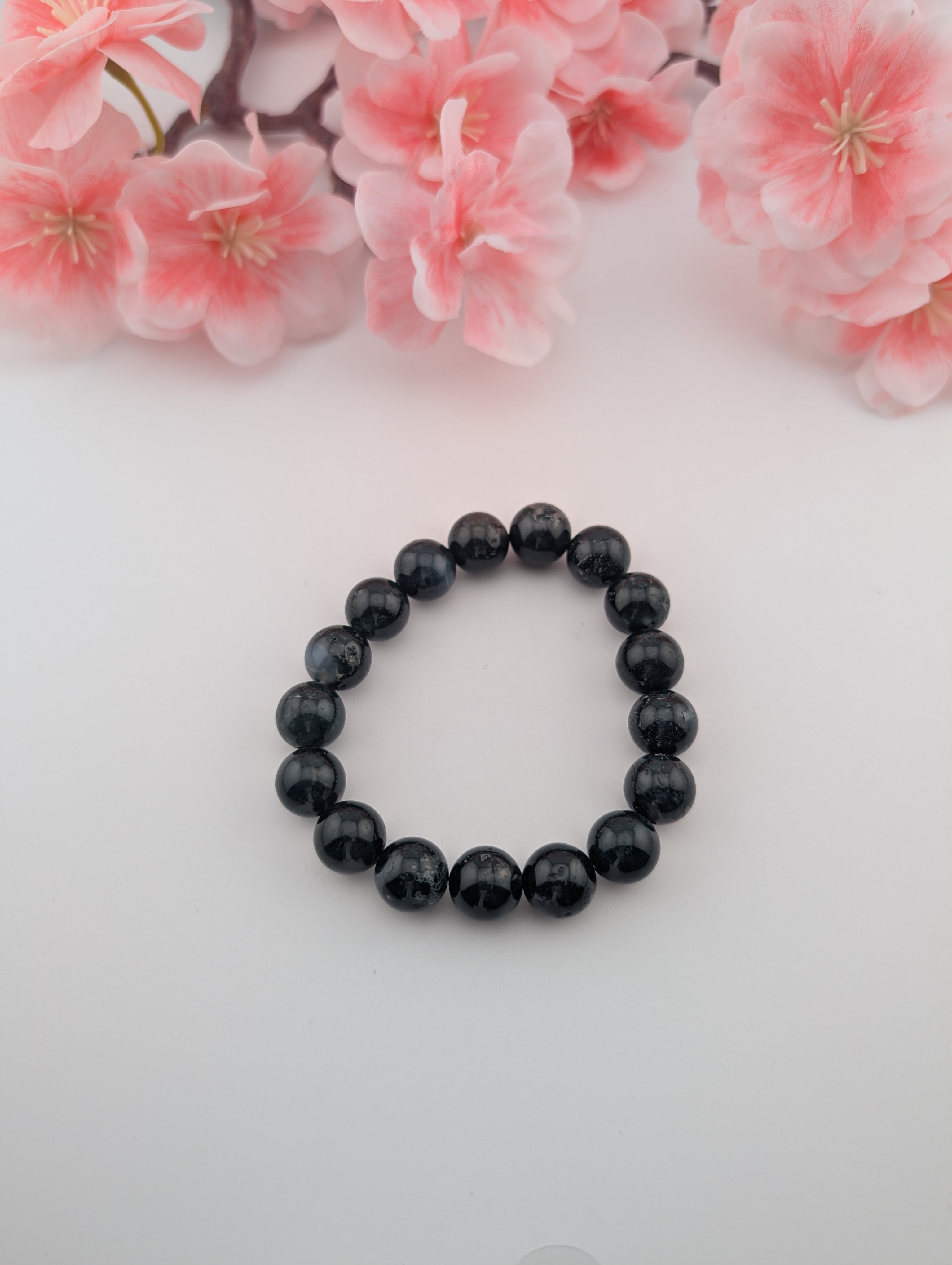 Moosachat Armband 12 mm