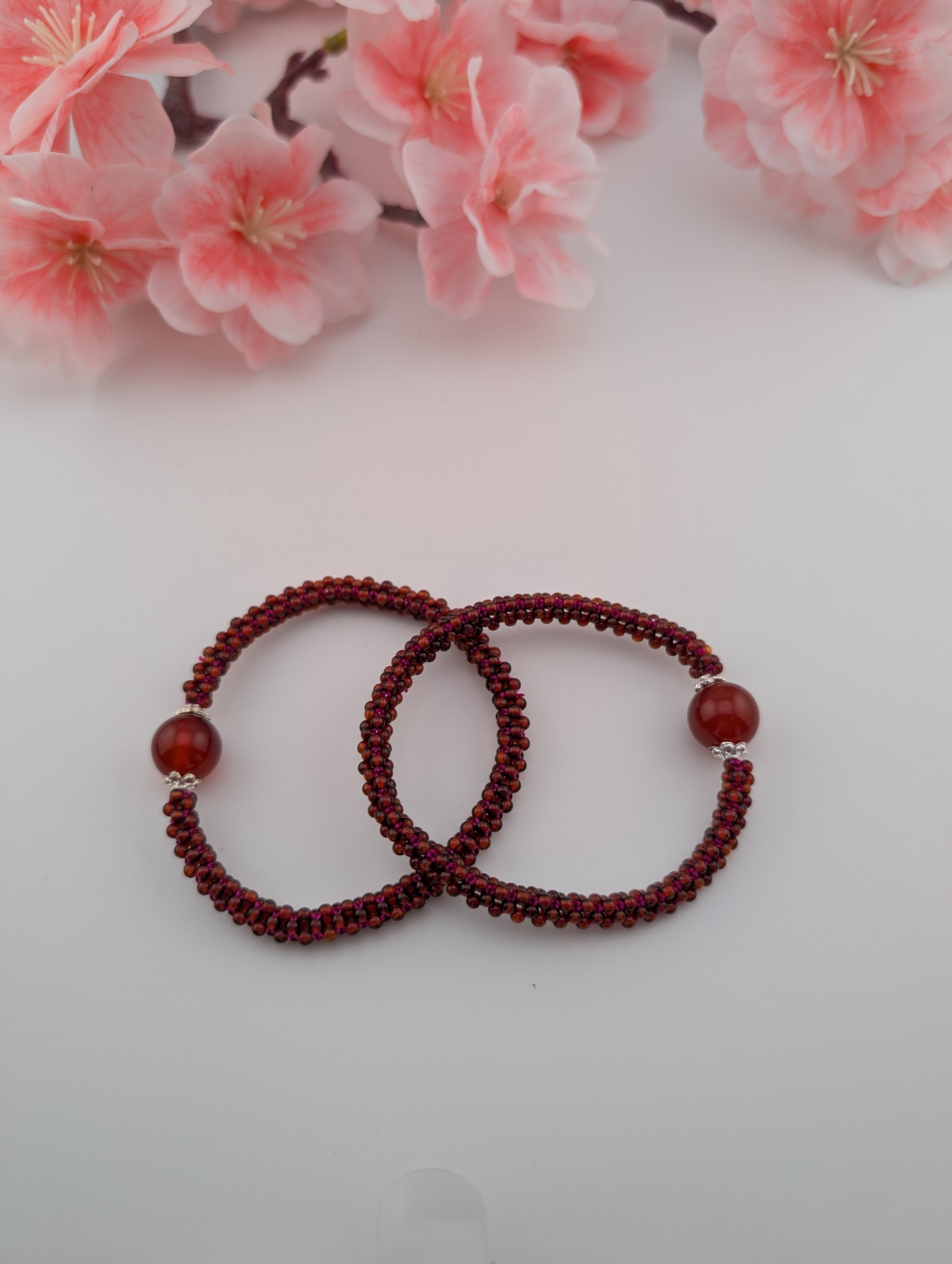 Granat Armband