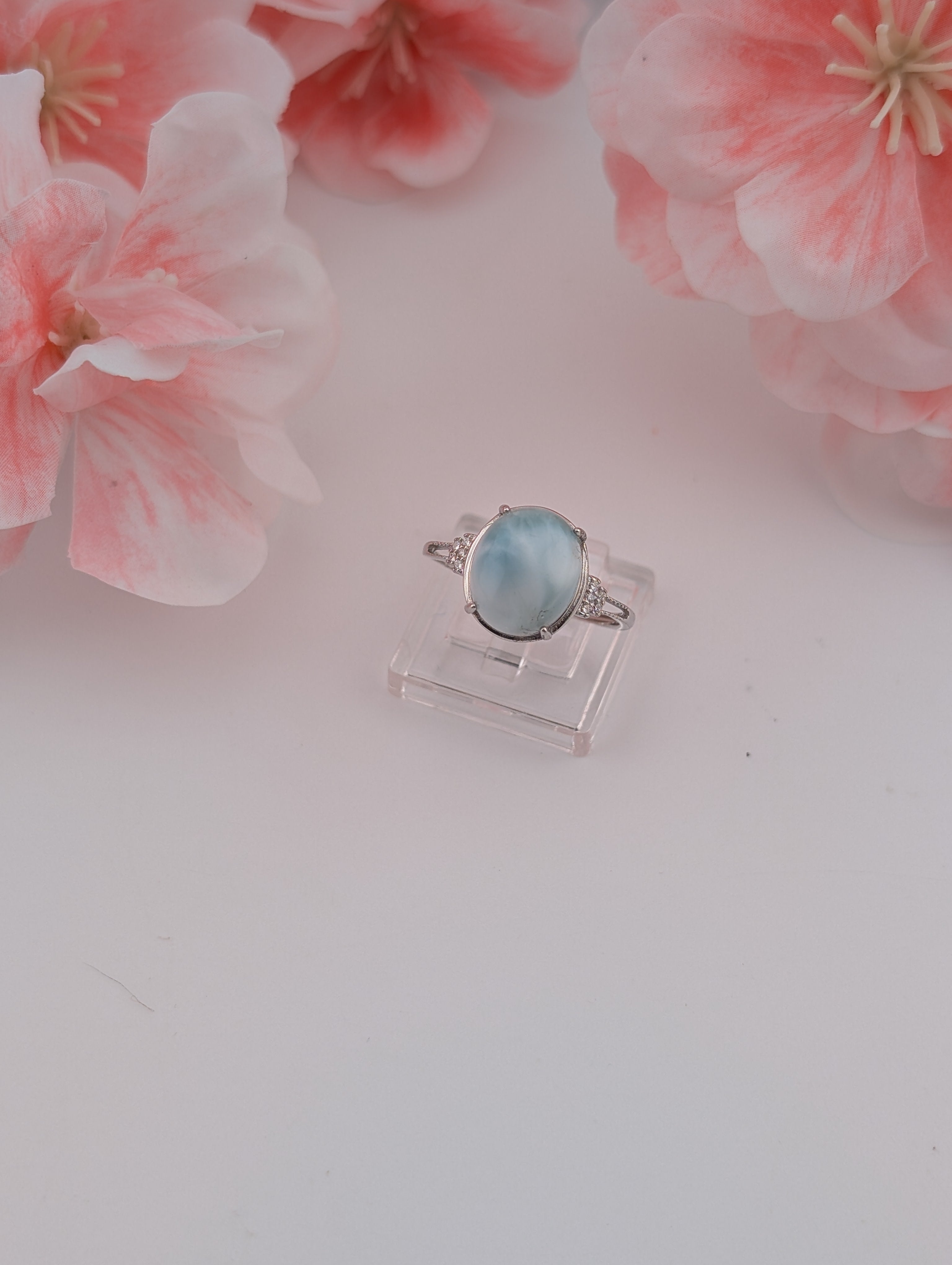 Larimar Ring S925
