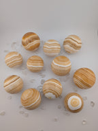 Orangencalcit Kugeln