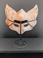 Feuerquarz Fuchs auf Ständer