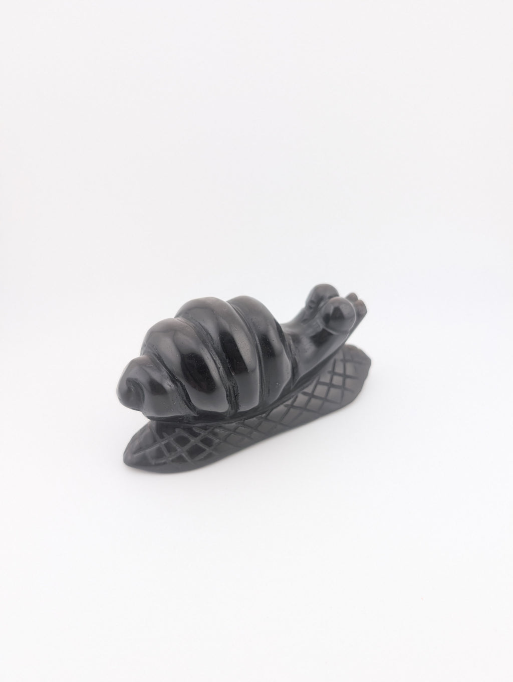 Silber Obsidian Schnecke, B-Ware