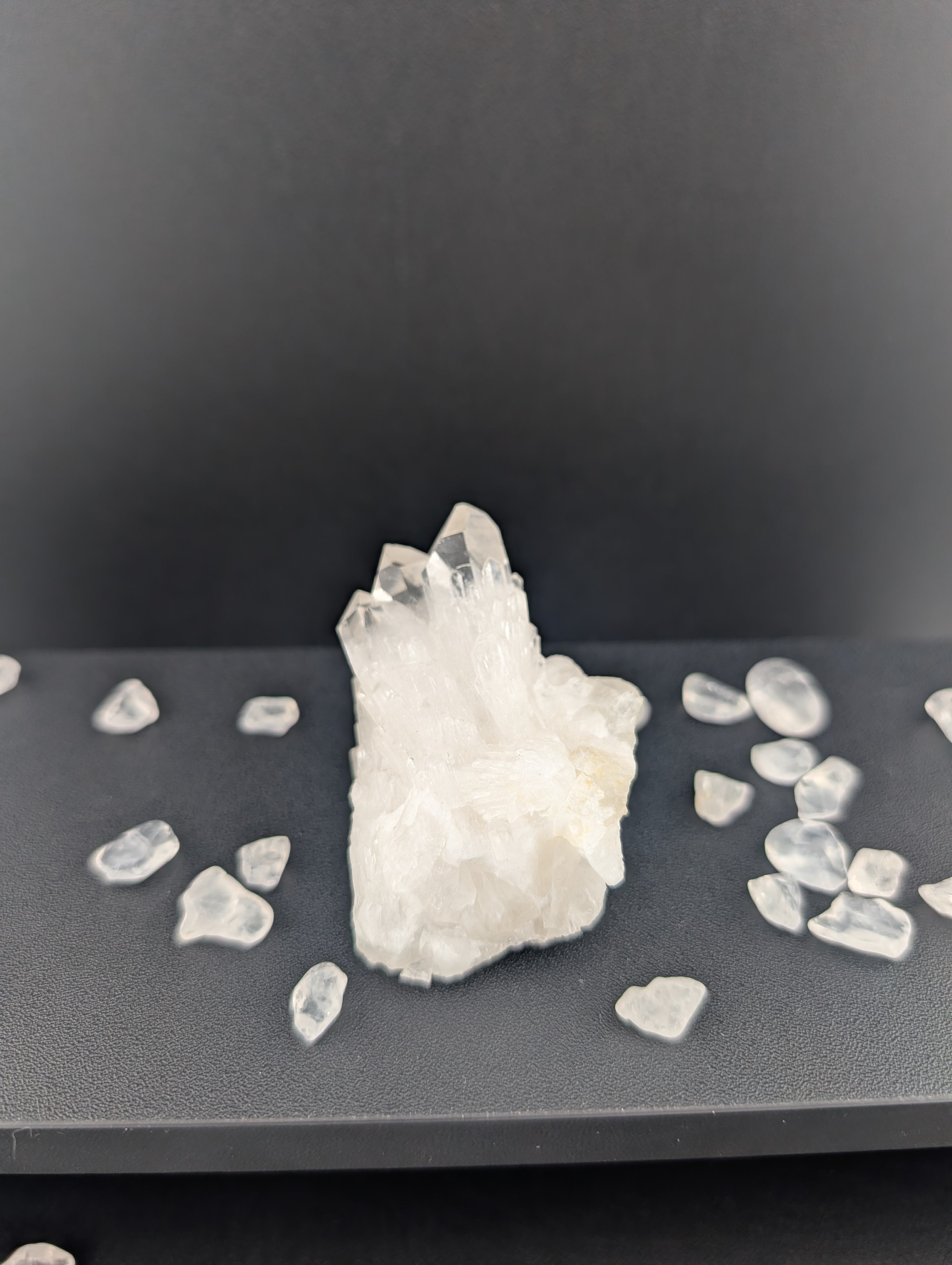 Bergkristall Cluster/Spitze