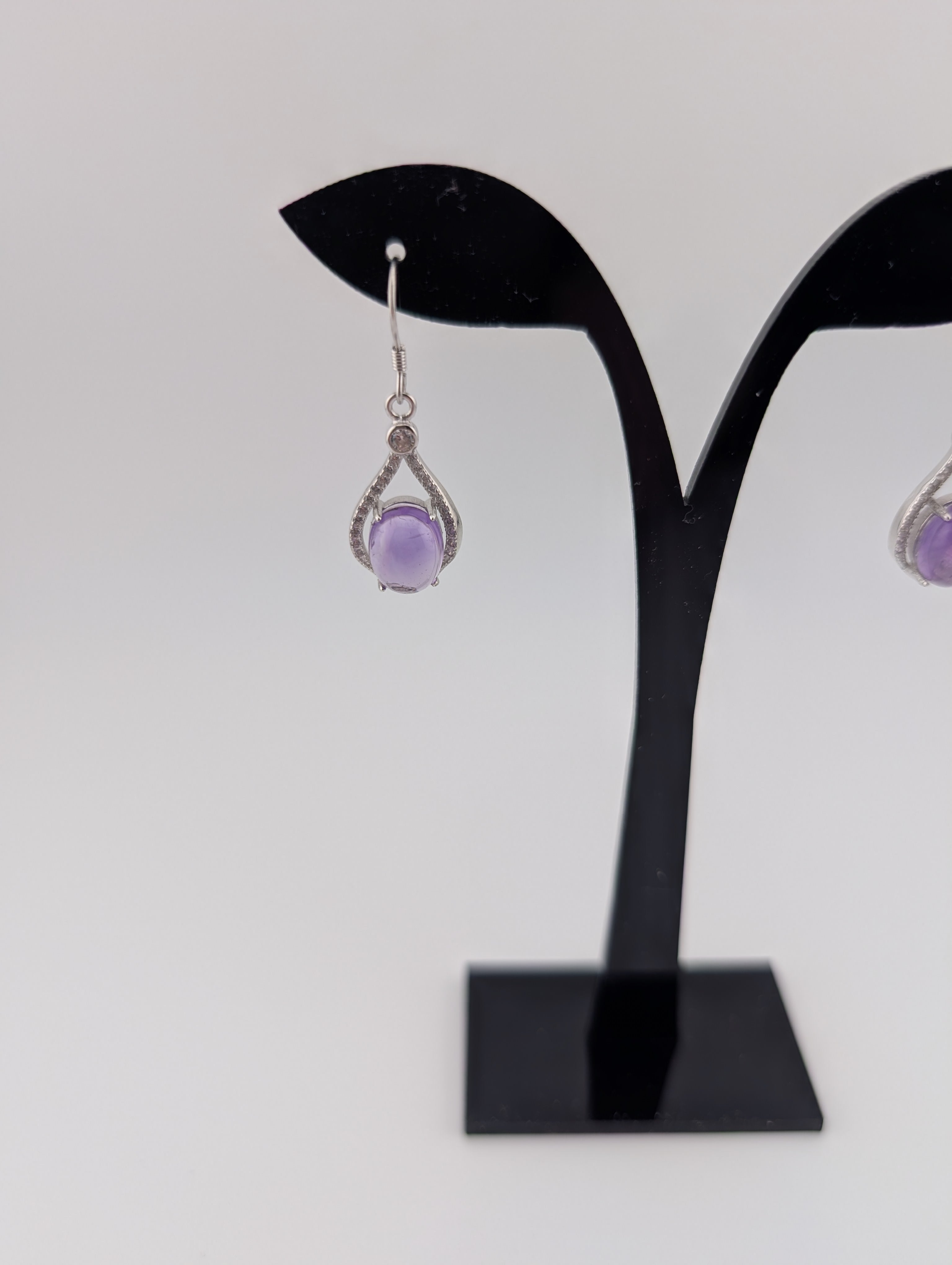 Amethyst Ohrring S925