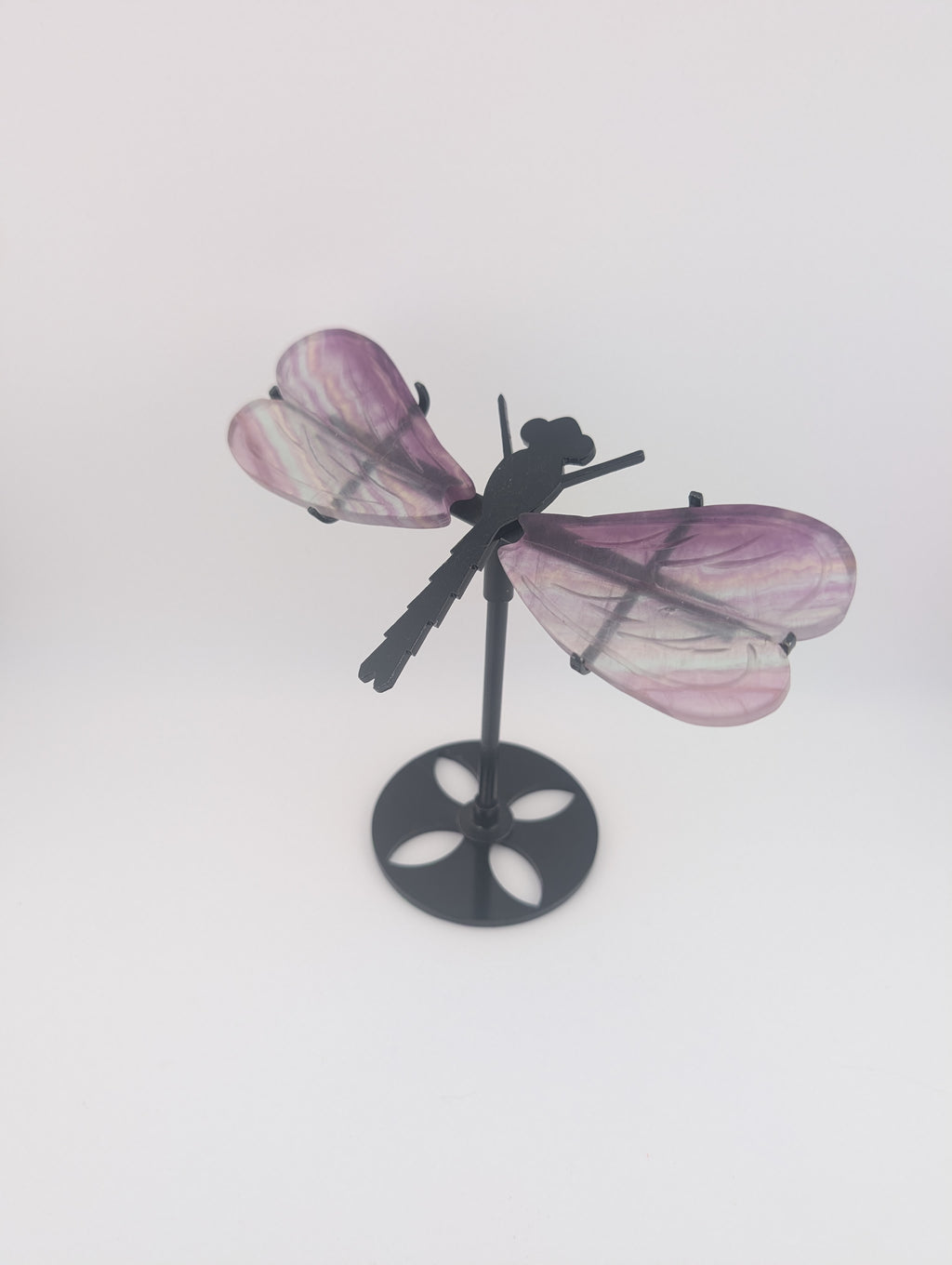 Fluorit Libelle auf Ständer