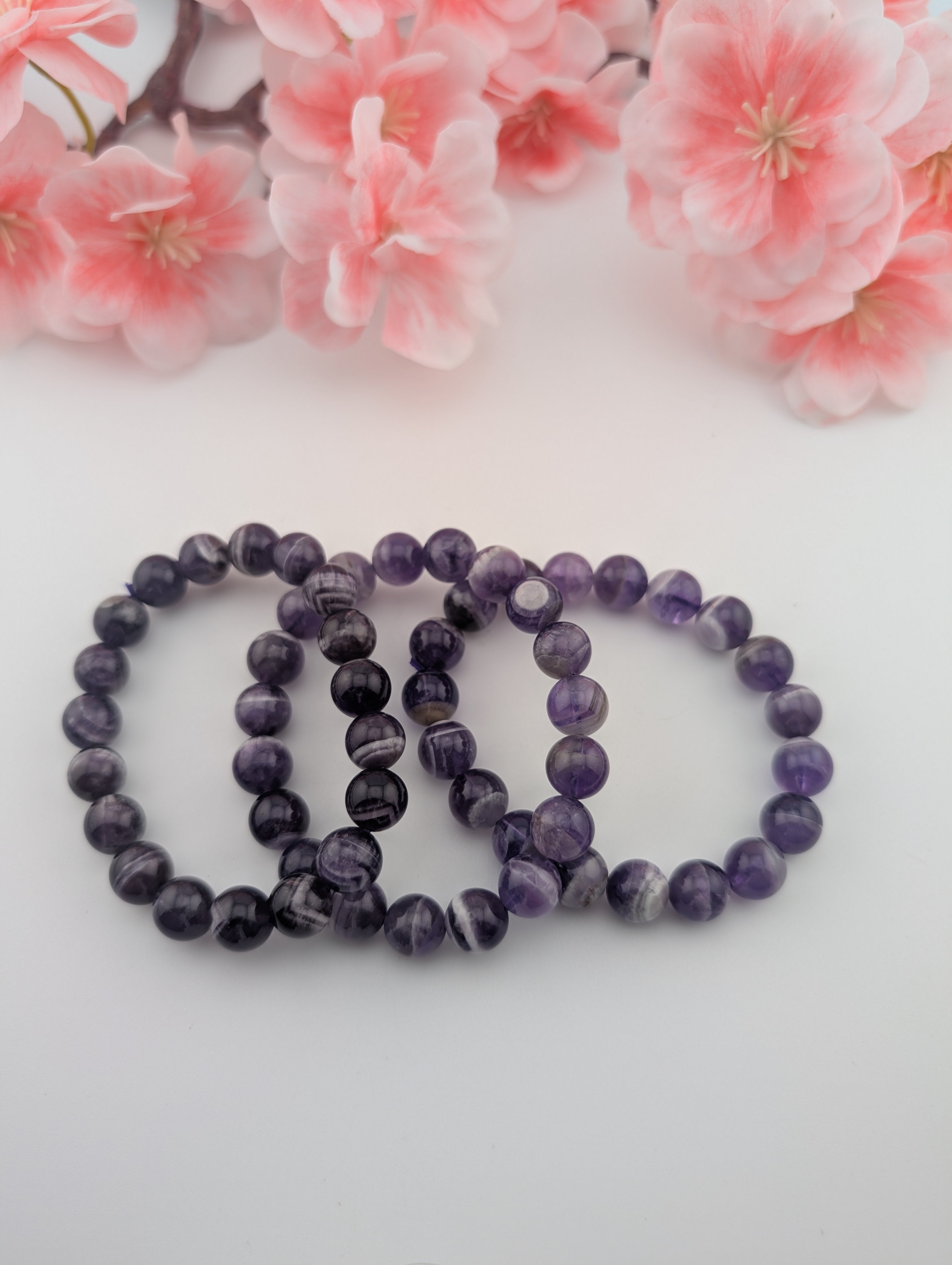 Traumamethyst Armband 10 mm