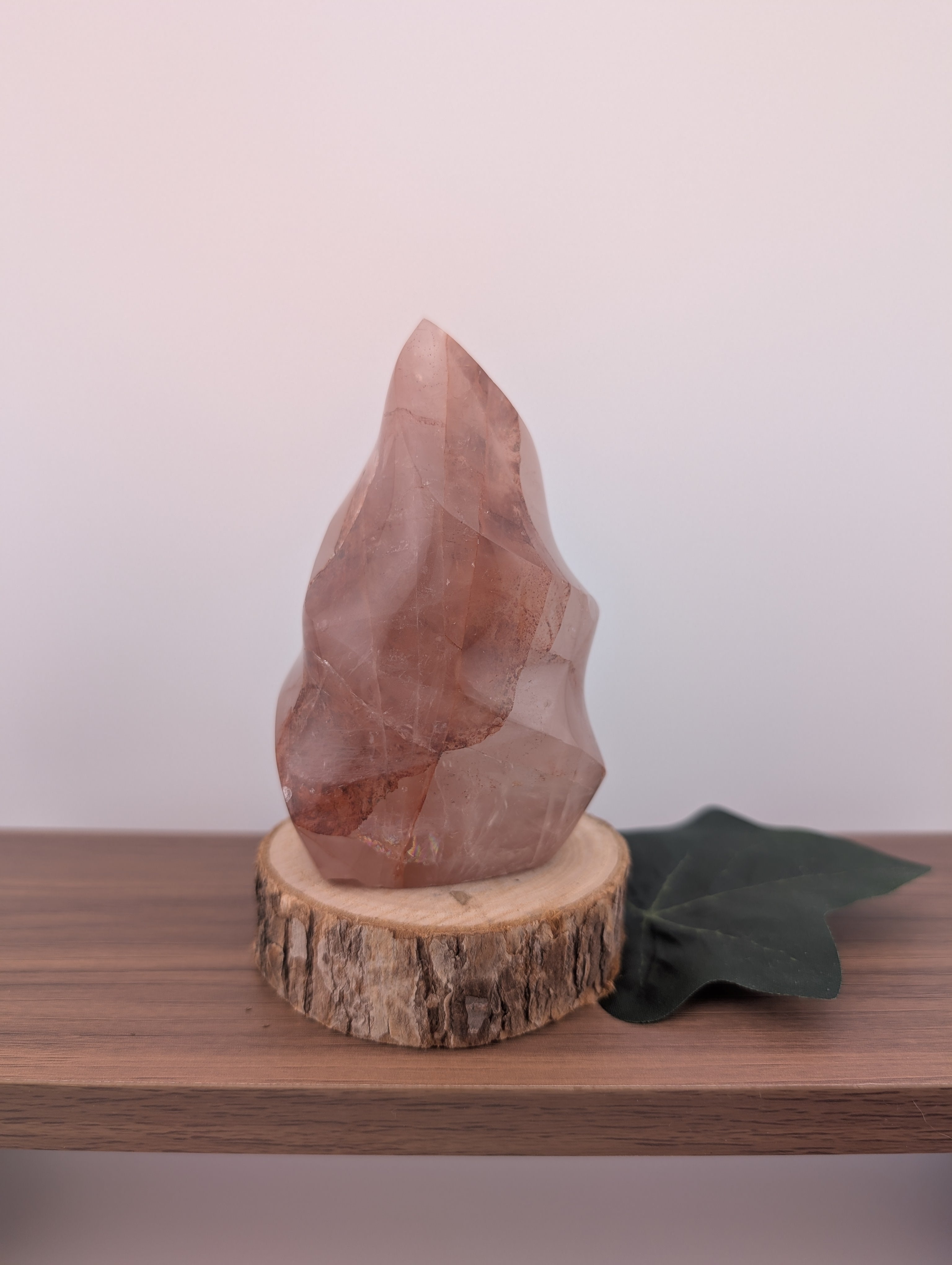 Feuerquarz Flamme Mineralien Steine Deko Quarz  Firequartz
