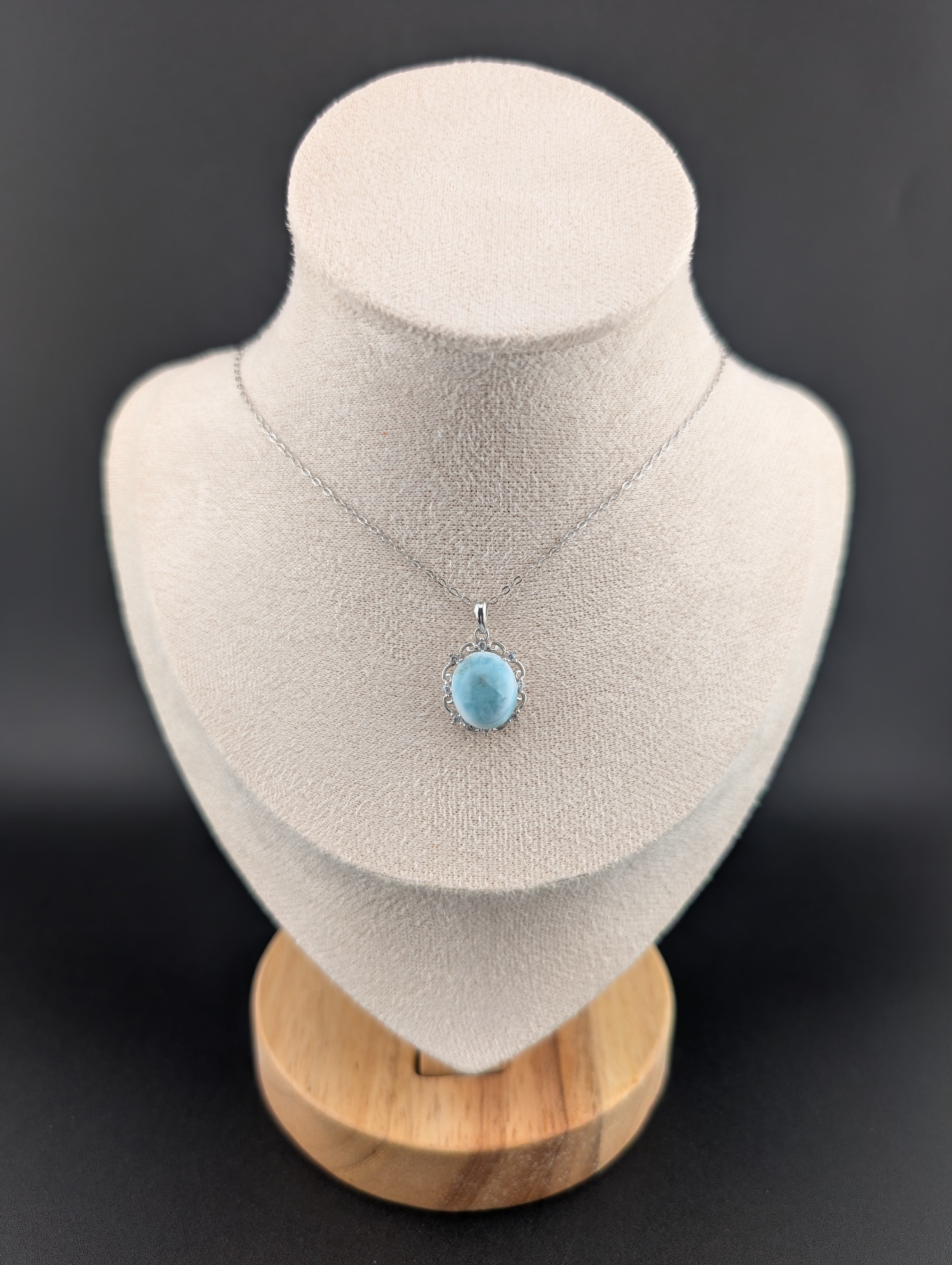 Larimar Anhänger S925