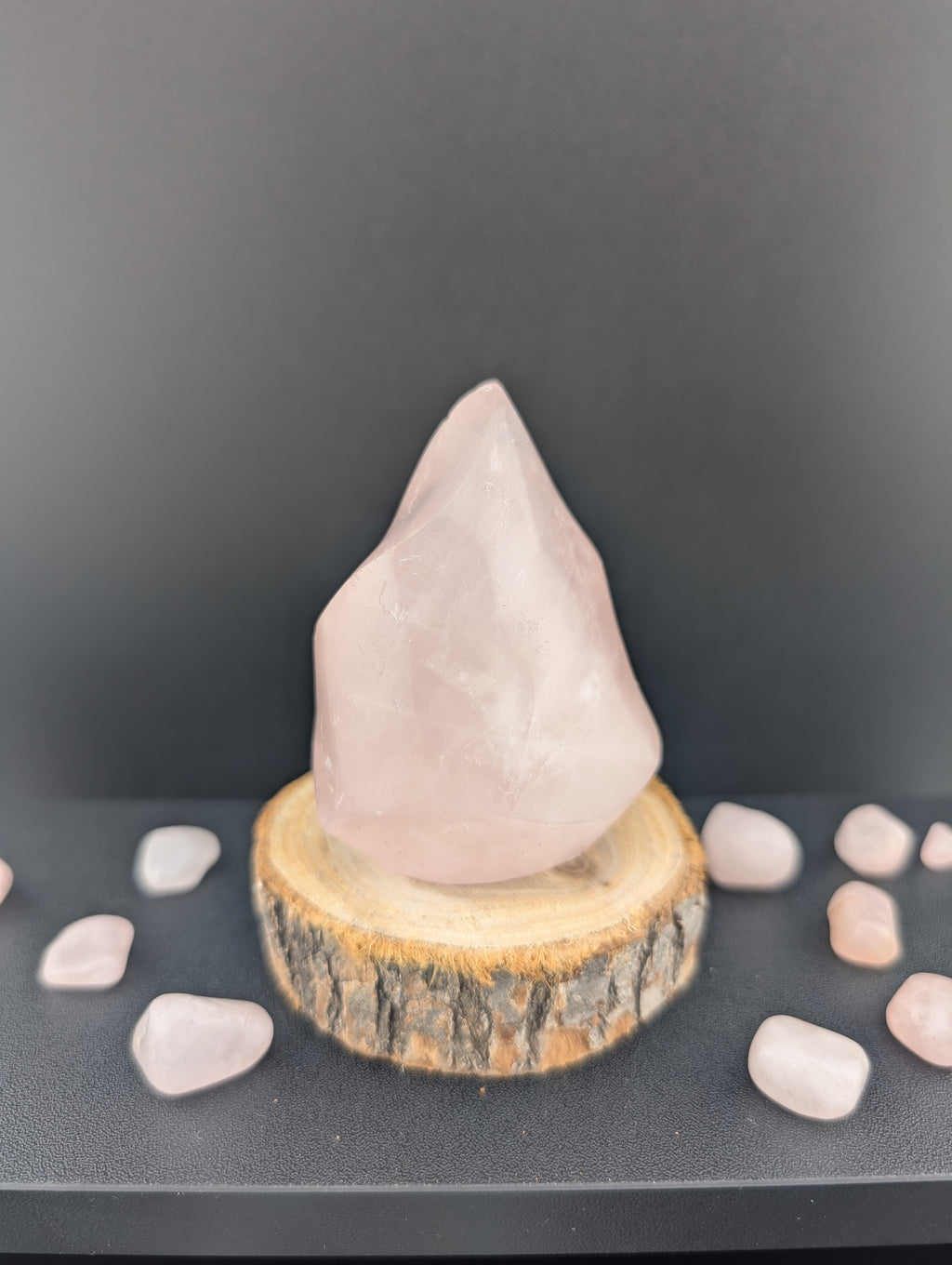 Rosenquarz Flamme