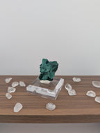 Malachit Rohstein auf Acryl