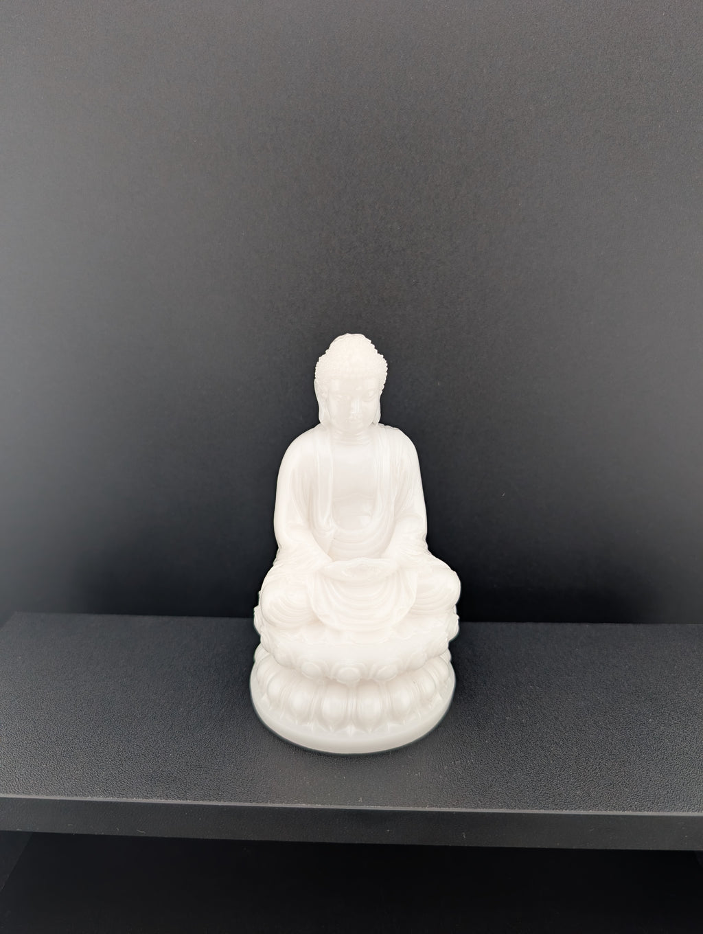 weiße Jade Buddha