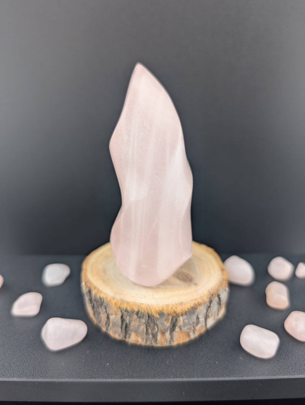 Rosenquarz Flamme