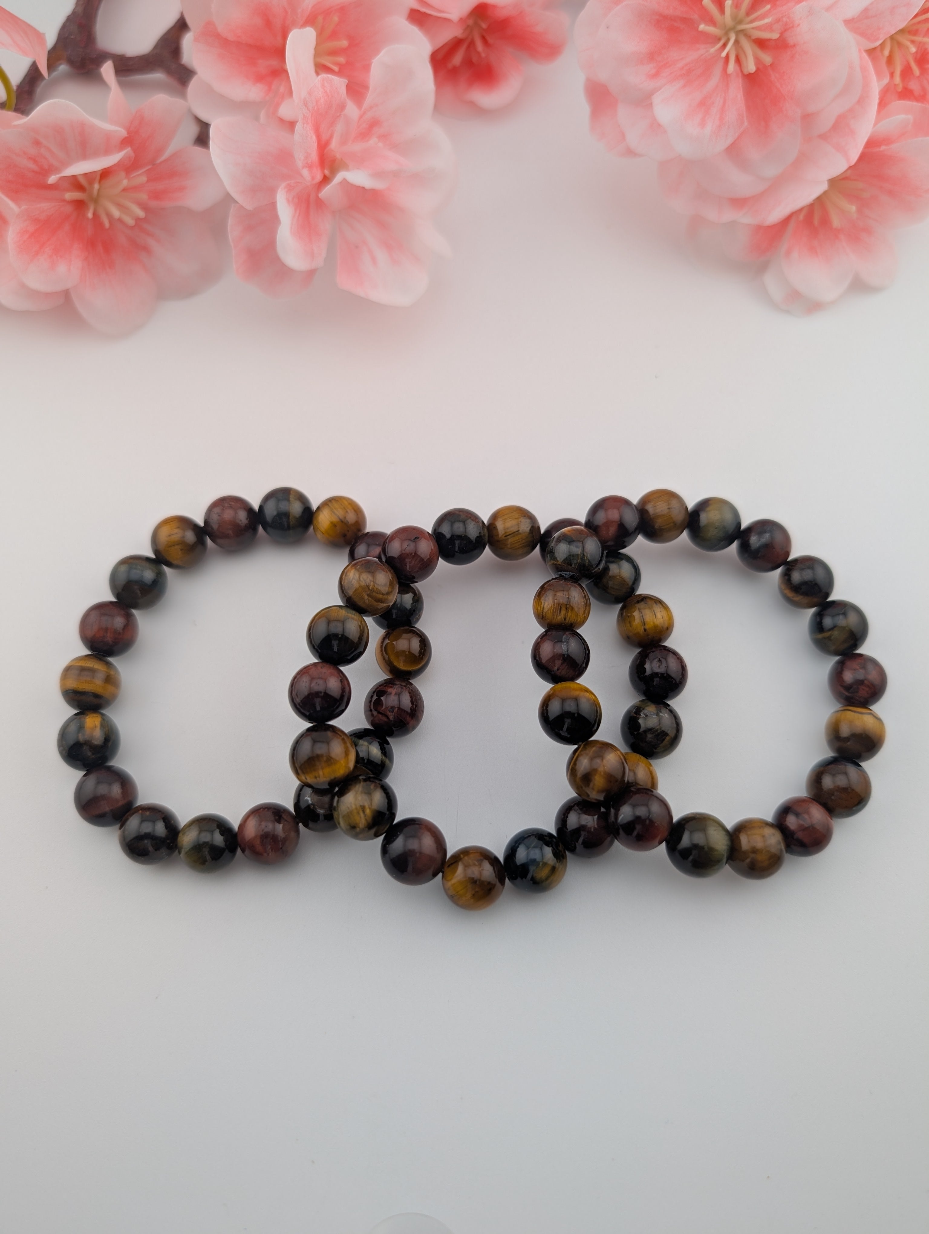 verschiedenen Tigerauge Armband 10 mm