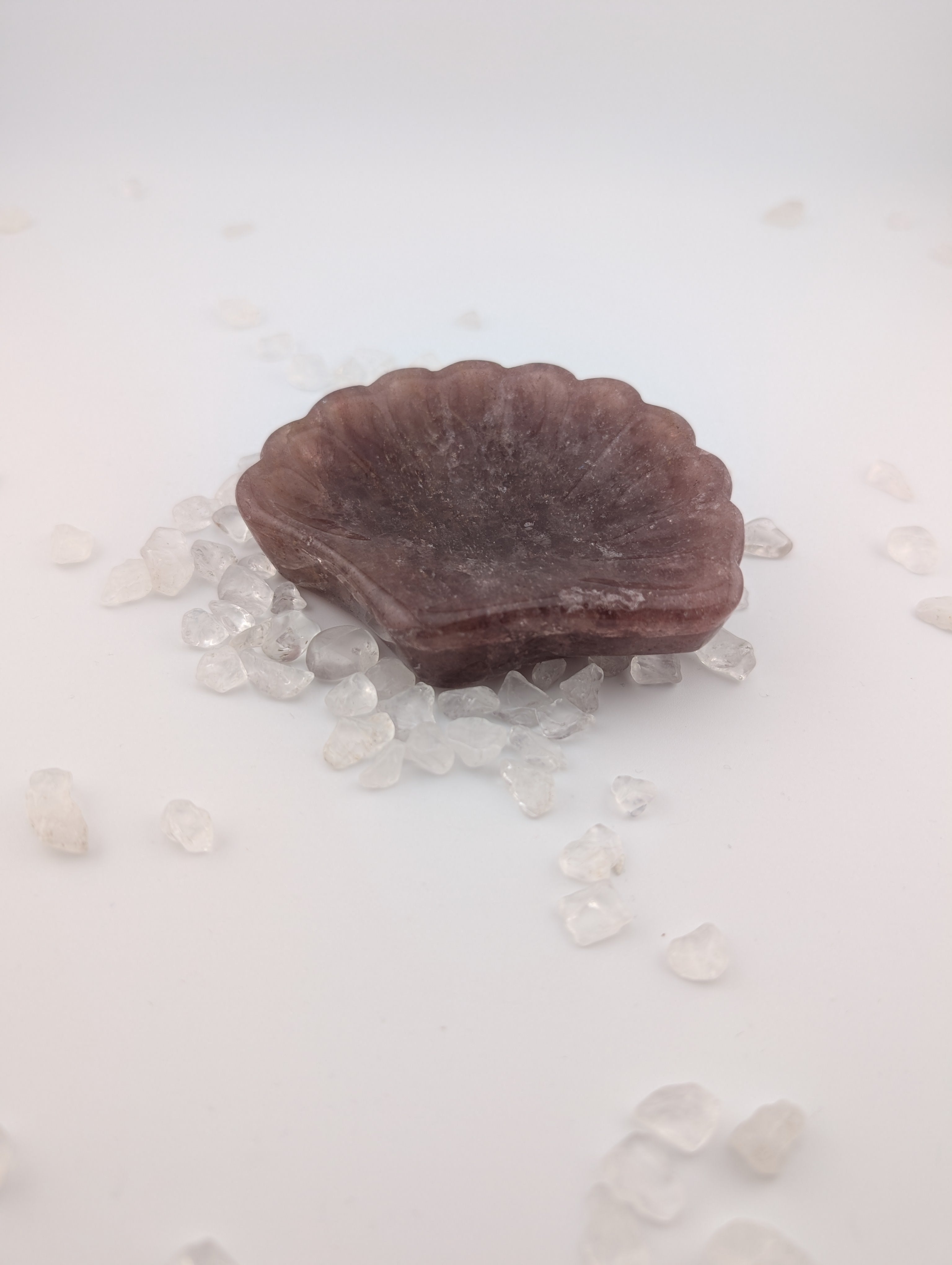 Erdbeerquarz Schale