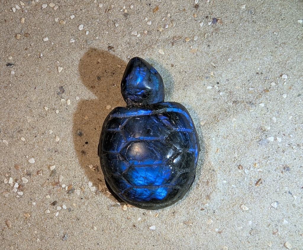 Labradorit Schildkröte