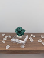 Malachit Rohstein auf Acryl
