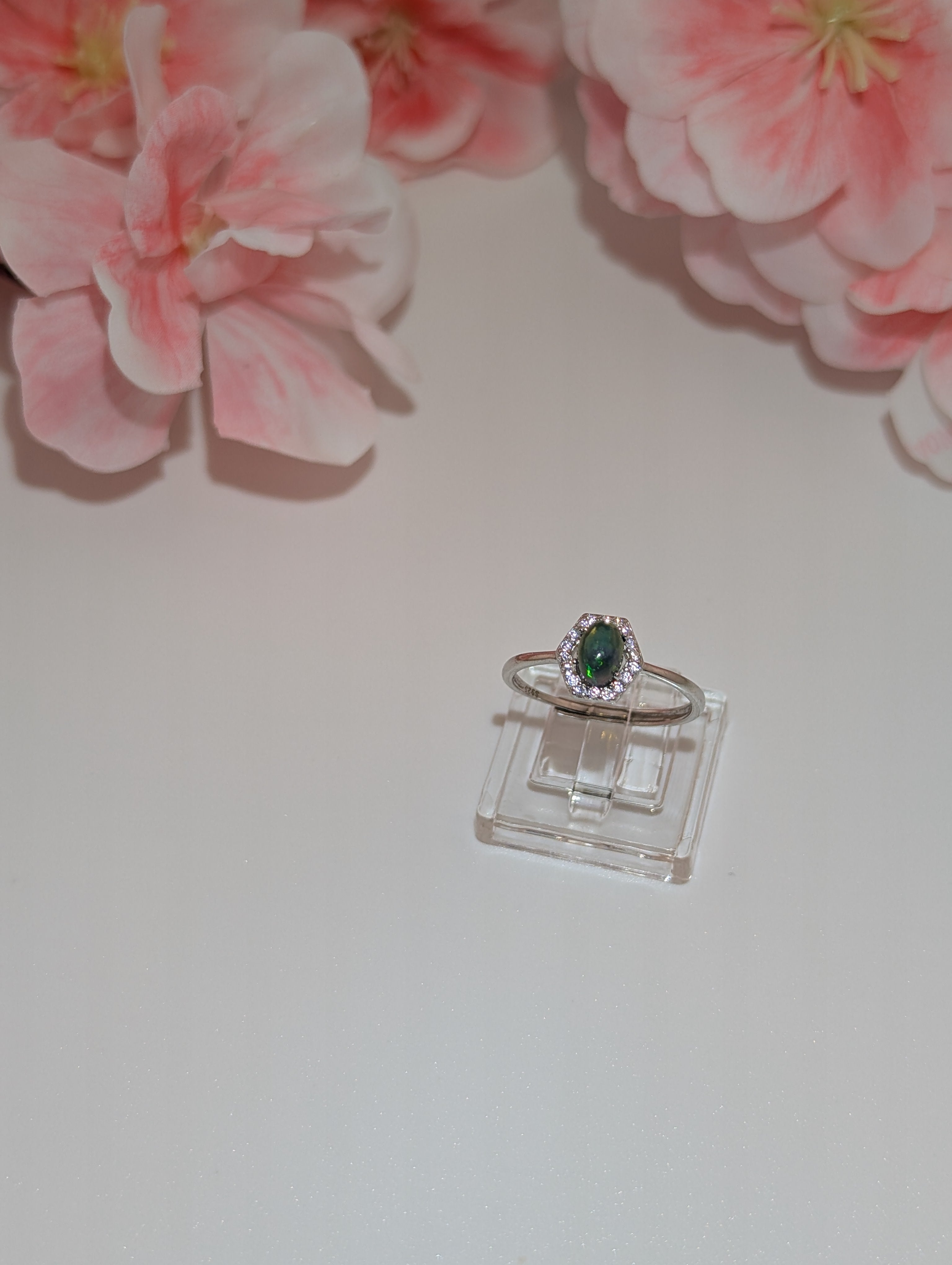schwarzer Opal S925