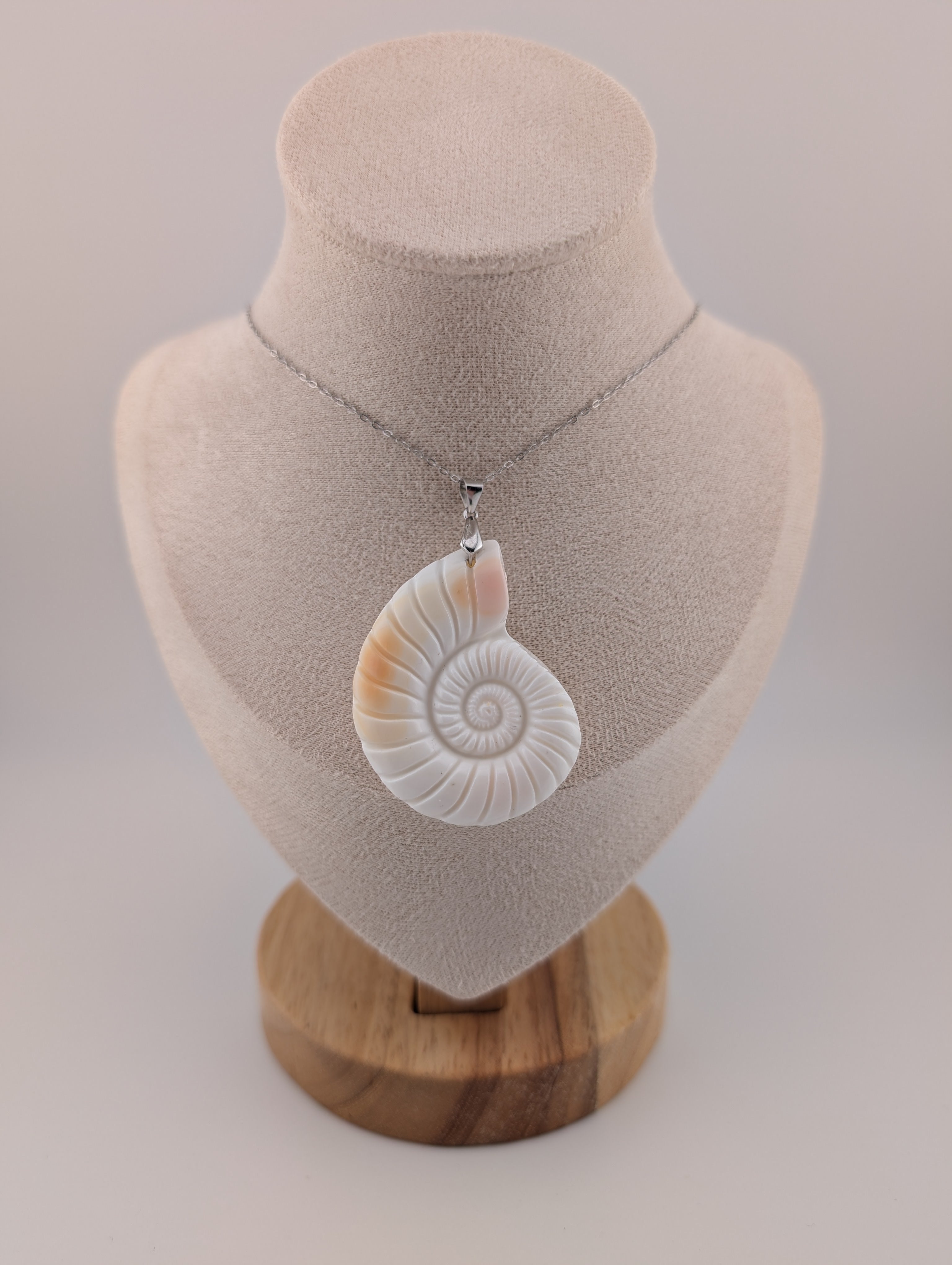 Queen conch shell Anhänger S925