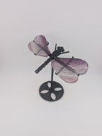 Fluorit Libelle auf Ständer