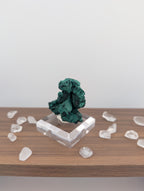 Malachit Rohstein auf Acryl