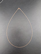 Kette S925 rosegold 45 cm